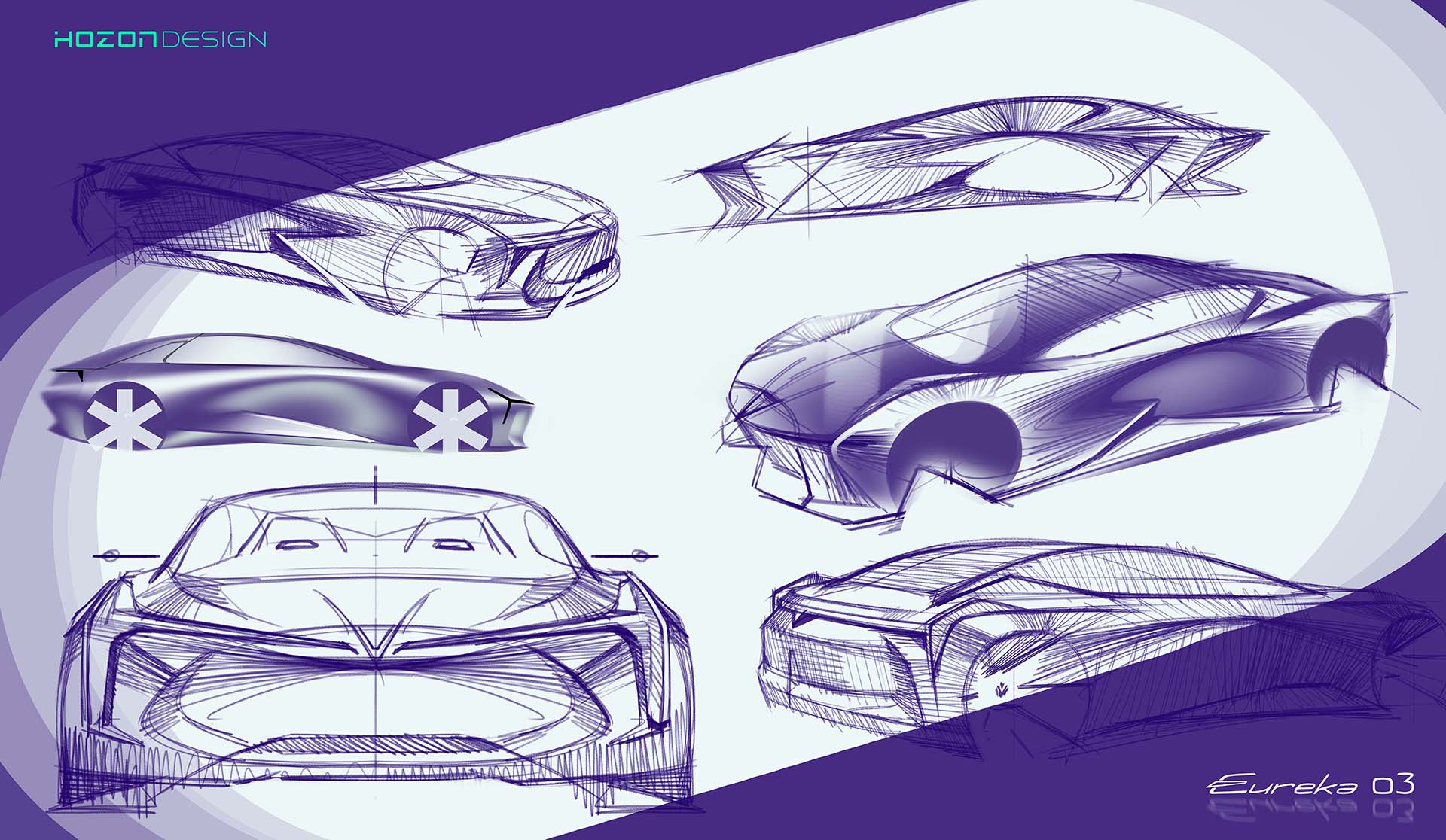 Hozon Neta Eureka 03 Concept, 2020 - Design Sketch 