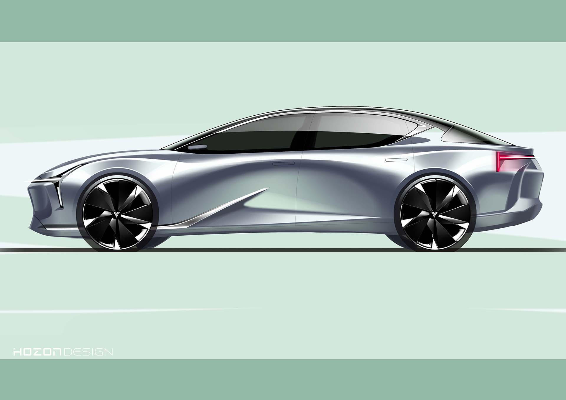 Hozon Neta Eureka 03 Concept, 2020 - Design Sketch 