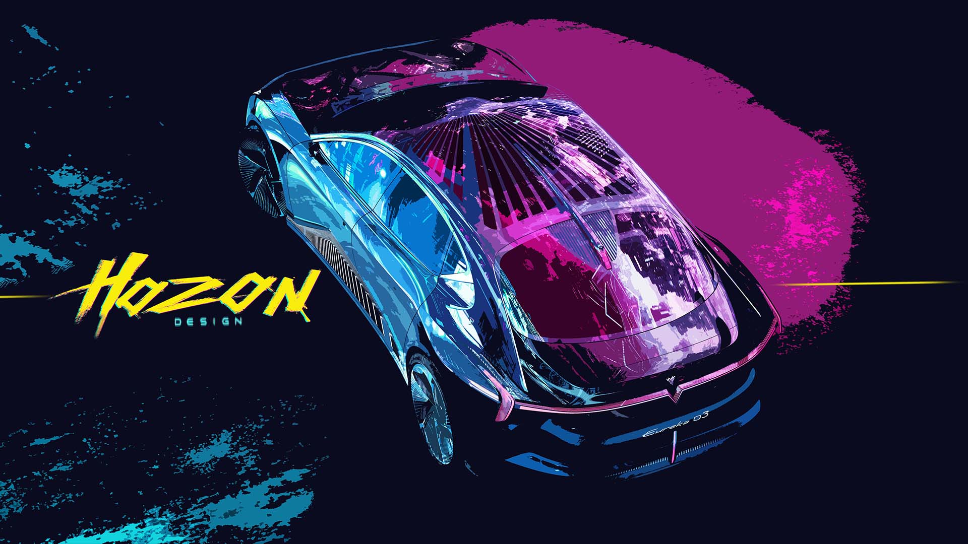 Hozon Neta Eureka 03 Concept, 2020 - Design Sketch 