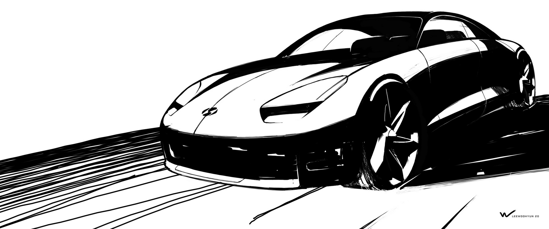 Hyundai Prophecy Concept, 2020 - Design Sketch