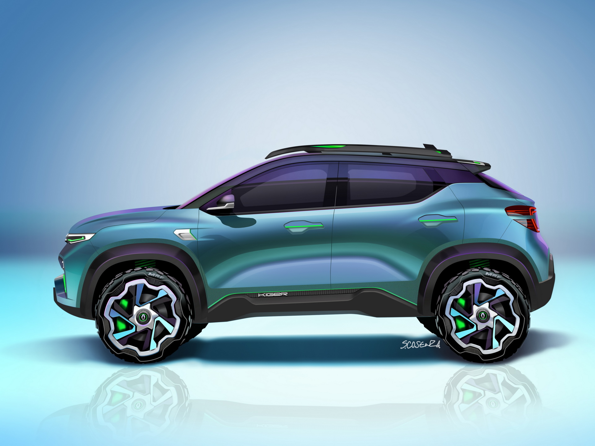 Renault Kiger Concept, 2020 - Design Sketch