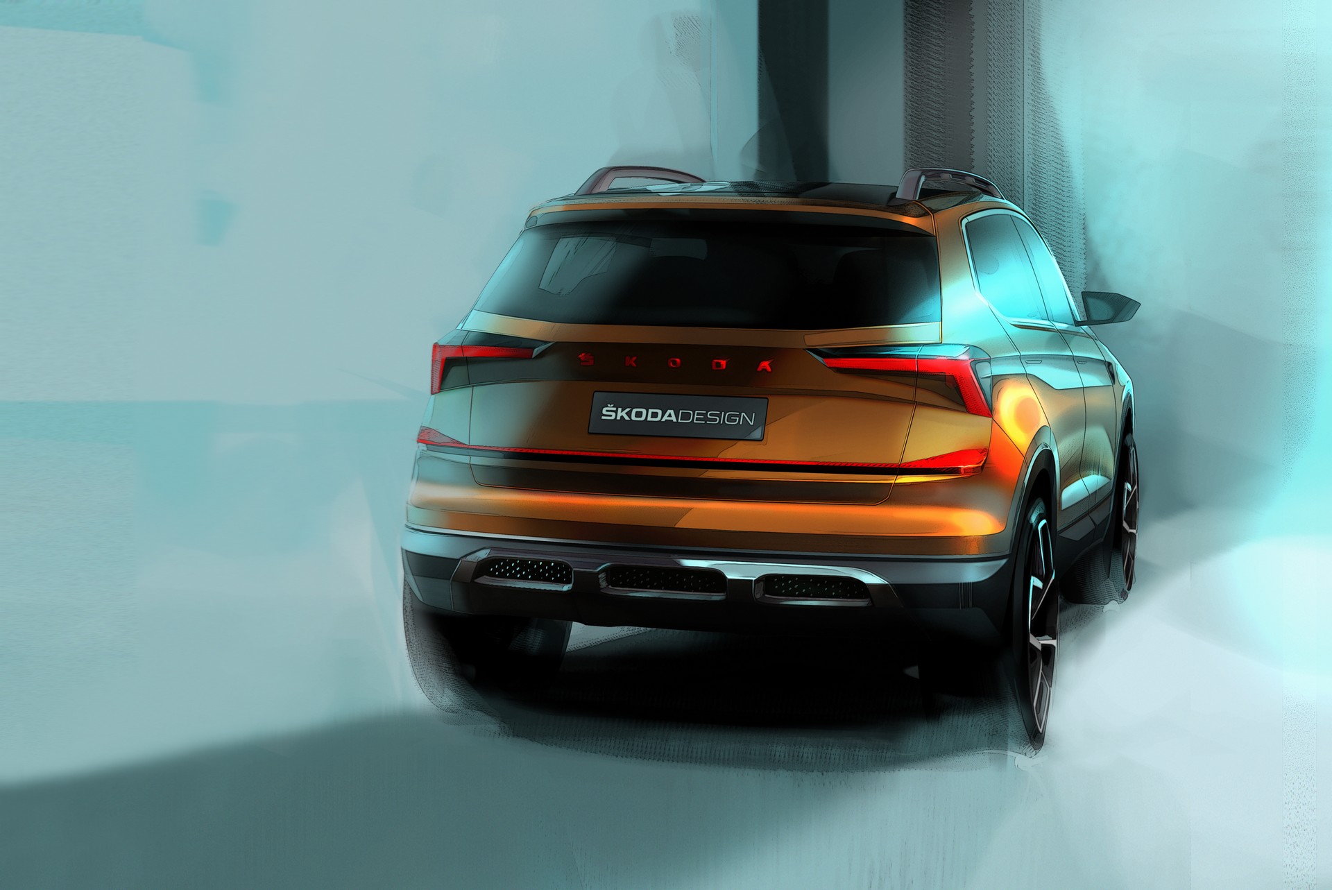 Skoda VISION IN Concept, 2020 - Design Sketch