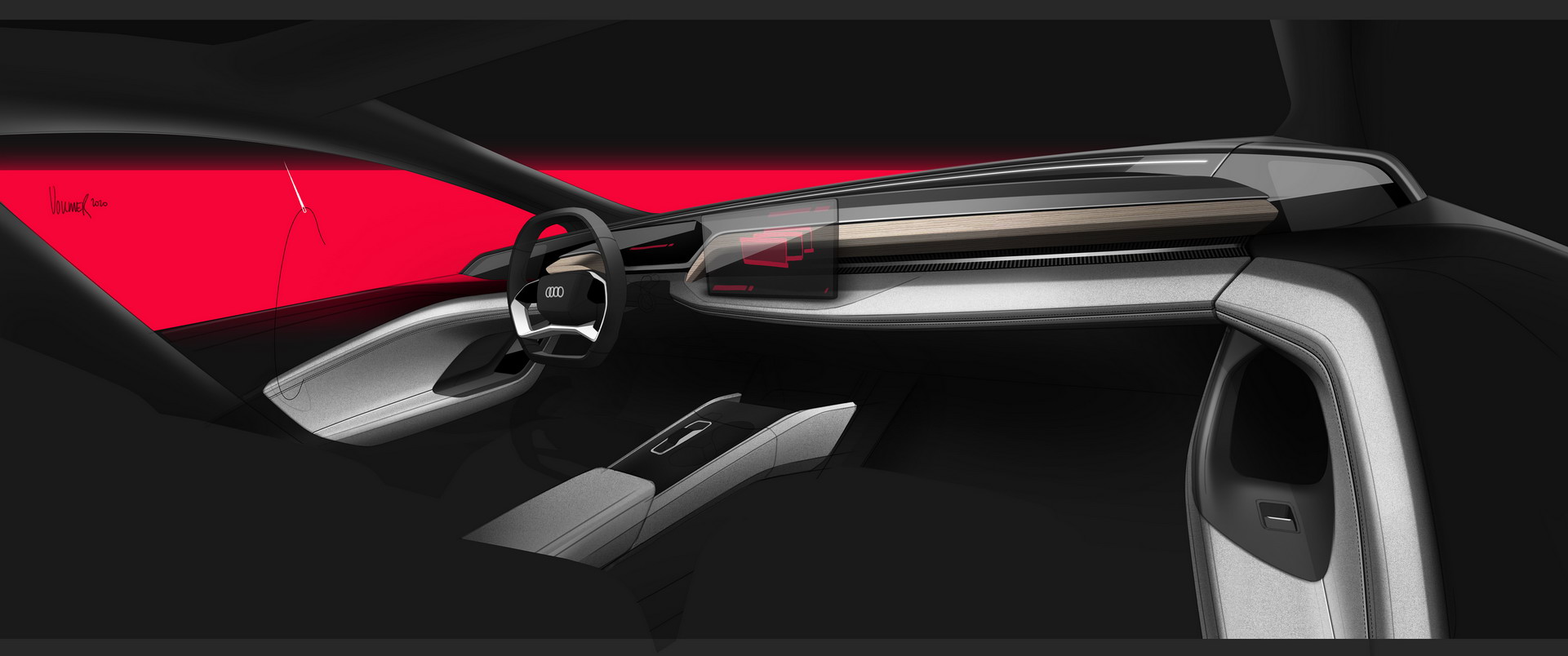 Audi A6 e-tron Concept, 2021