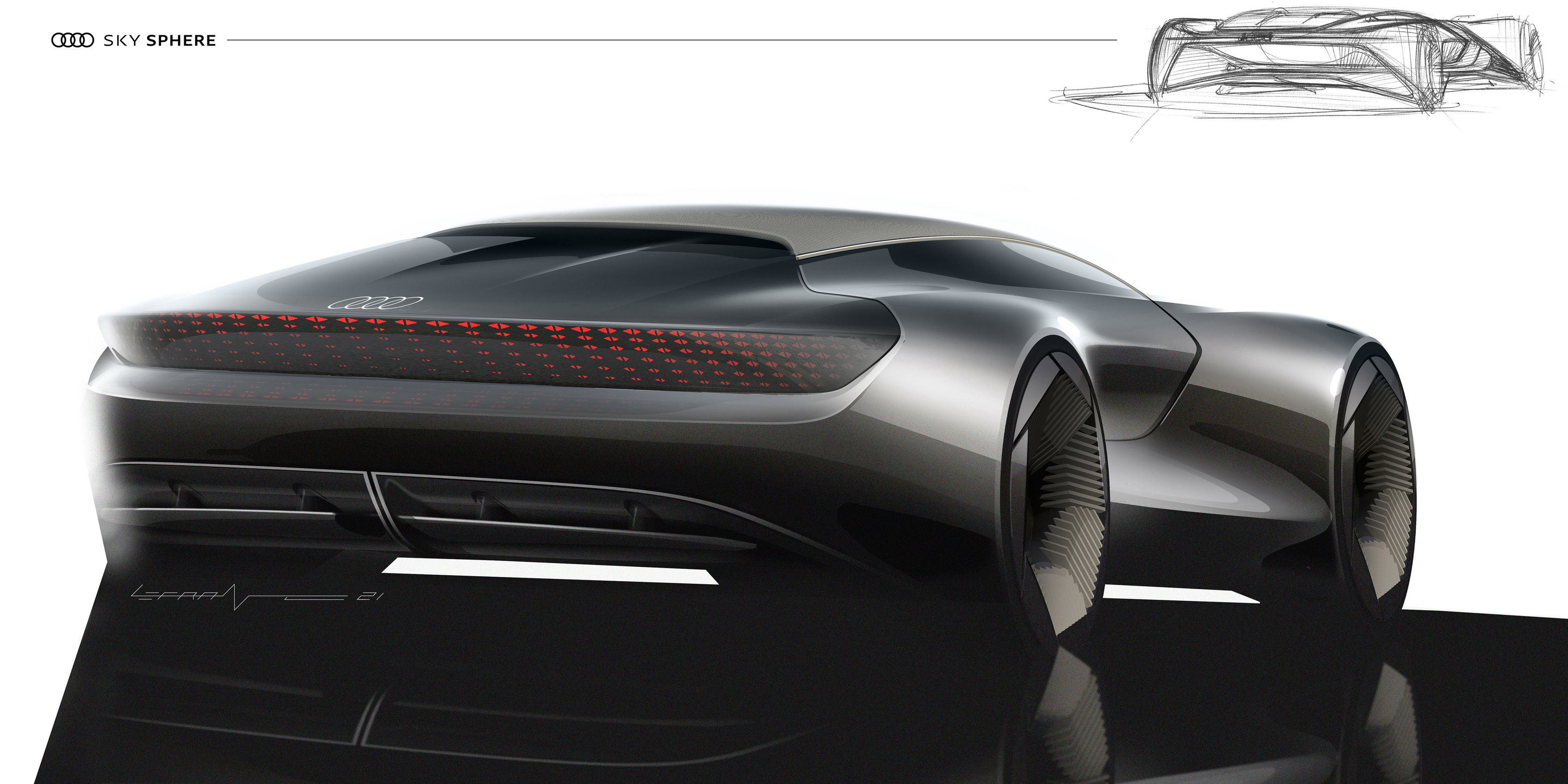Audi Skysphere Concept, 2021 – Design Sketch