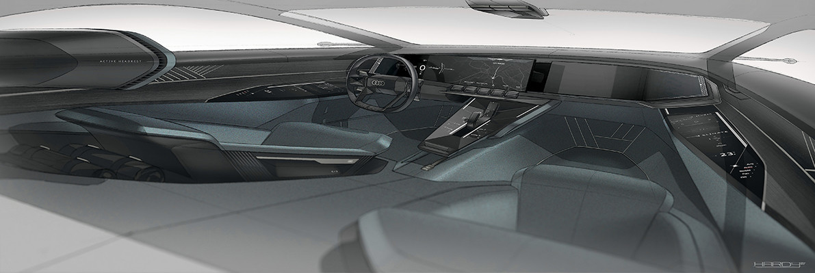 Audi Skysphere Concept, 2021 – Design Sketch