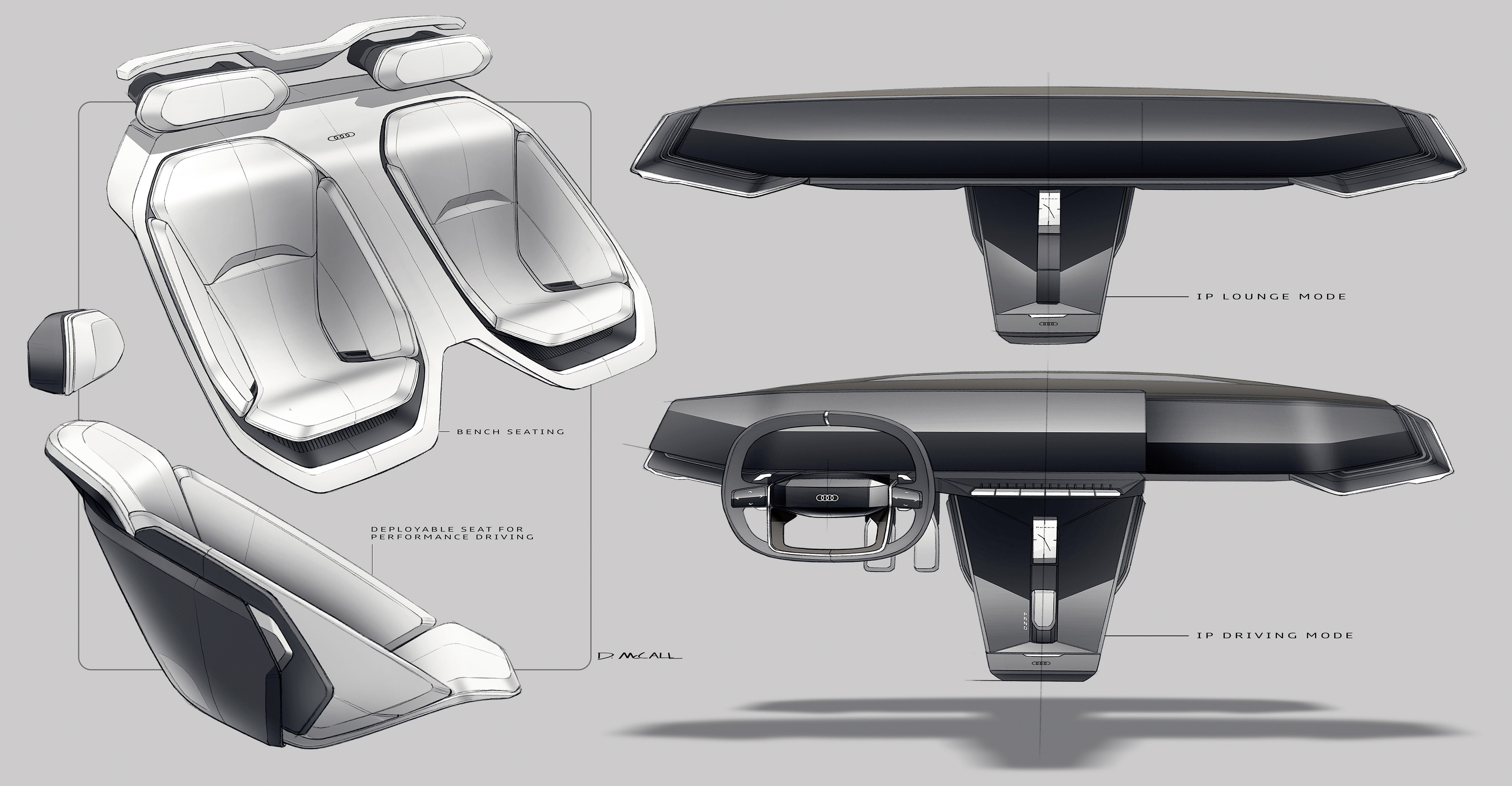 Audi Skysphere Concept, 2021 – Design Sketch
