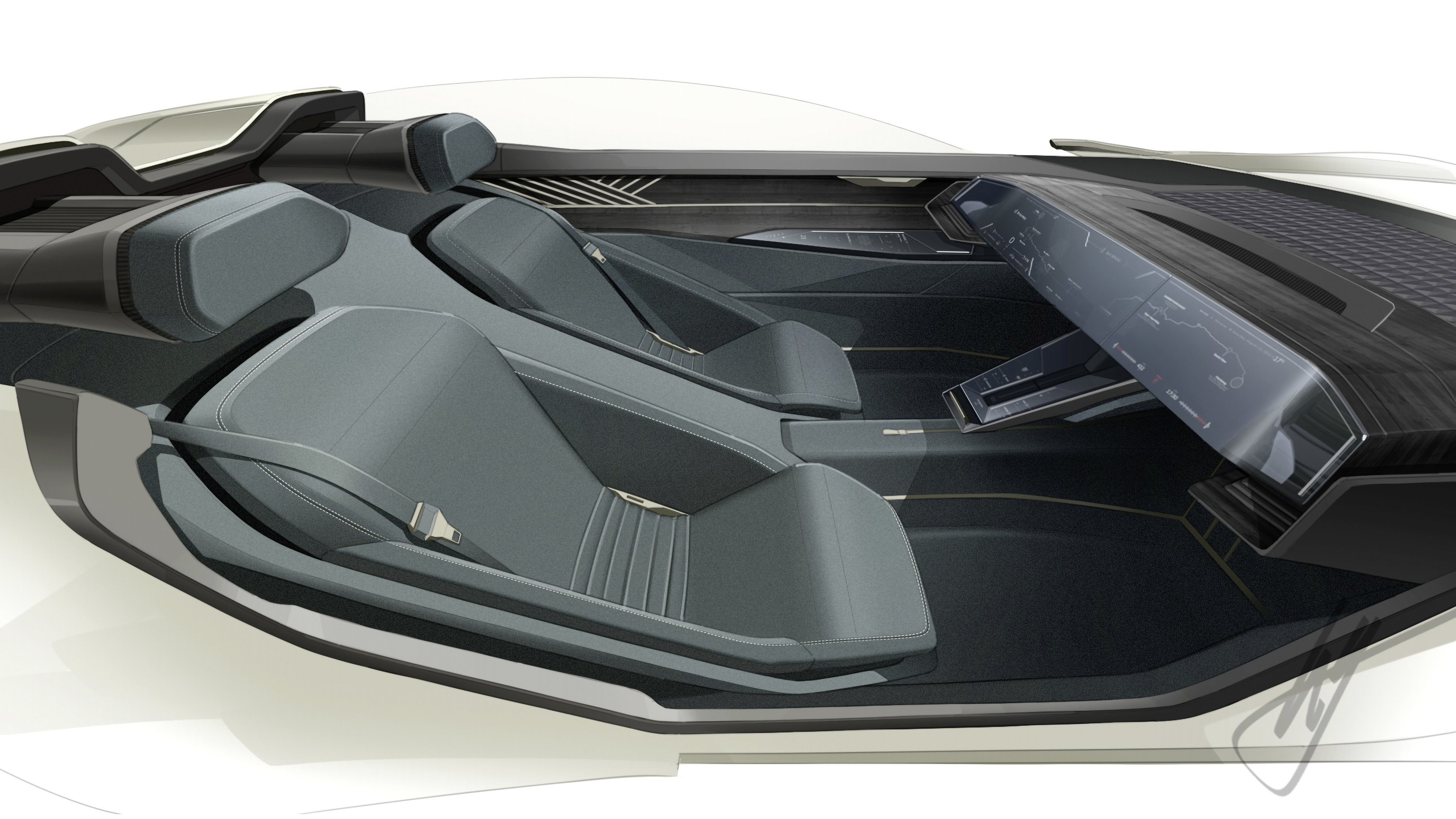 Audi Skysphere Concept, 2021 – Design Sketch