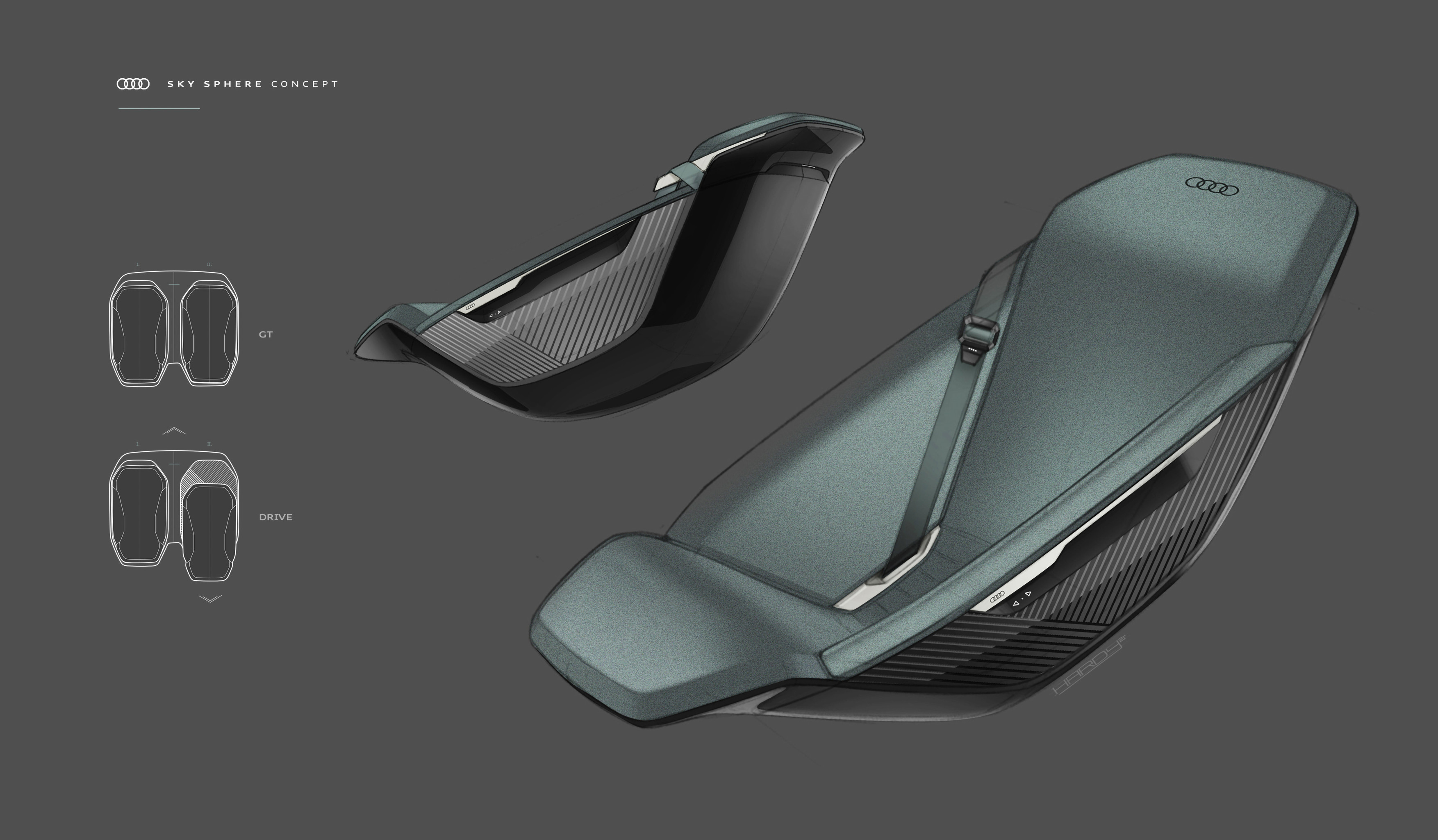 Audi Skysphere Concept, 2021 – Design Sketch