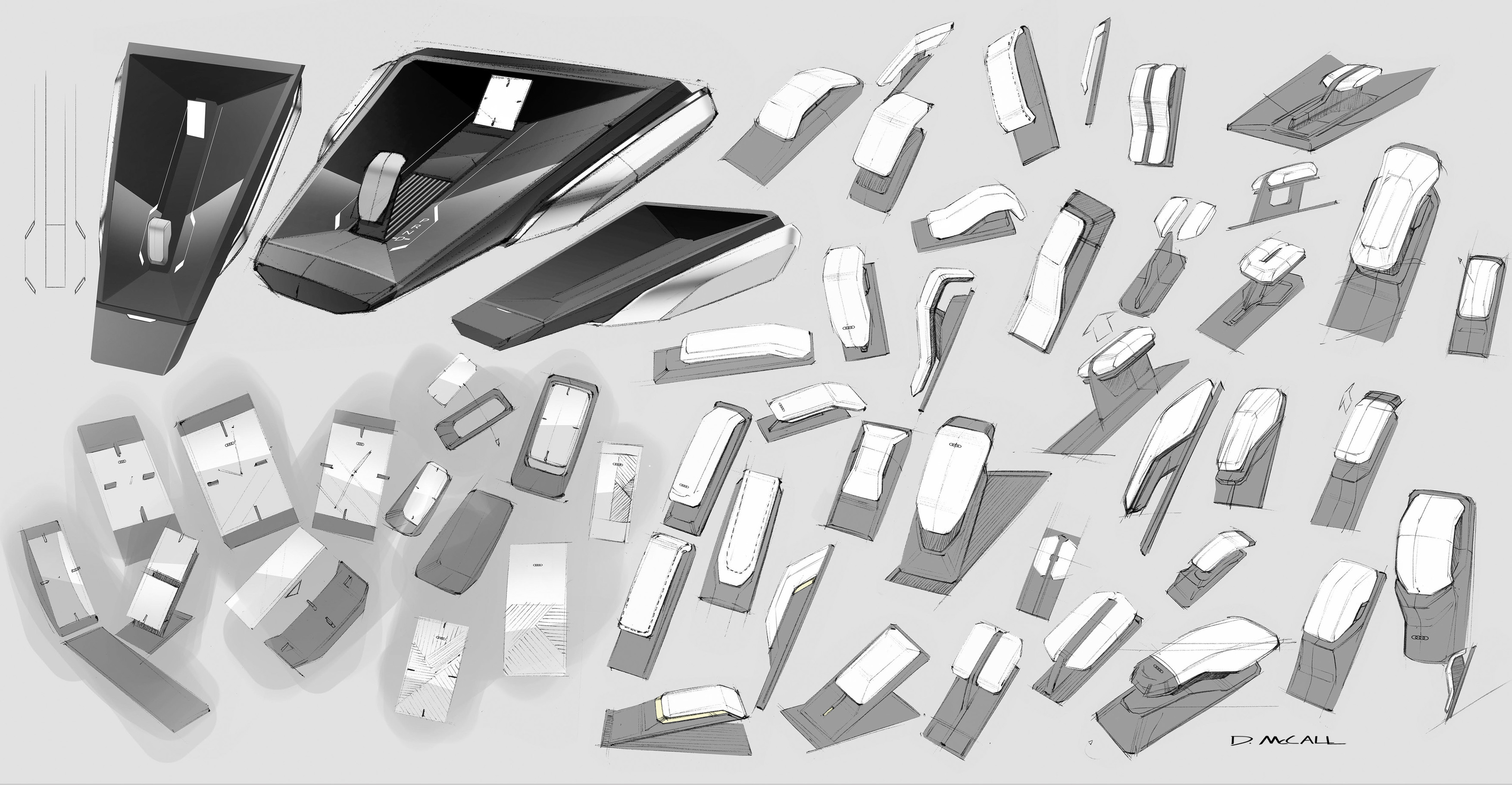 Audi Skysphere Concept, 2021 – Design Sketch