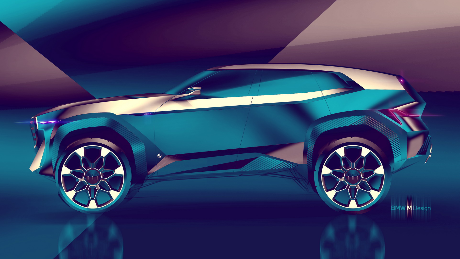 BMW Concept XM, 2021 – Design Sketch