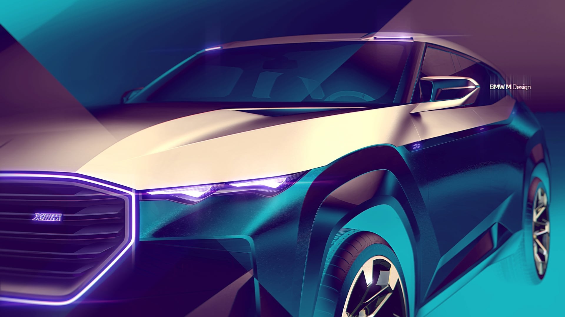 BMW Concept XM, 2021 – Design Sketch