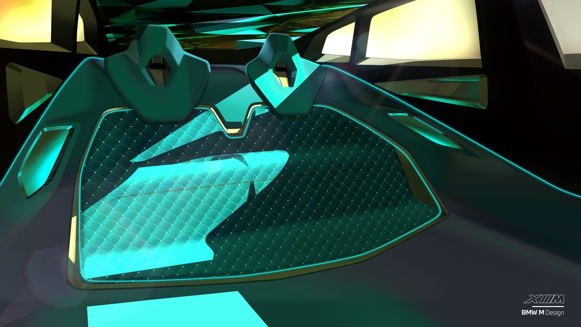 BMW Concept XM, 2021 – Design Sketch – Interior