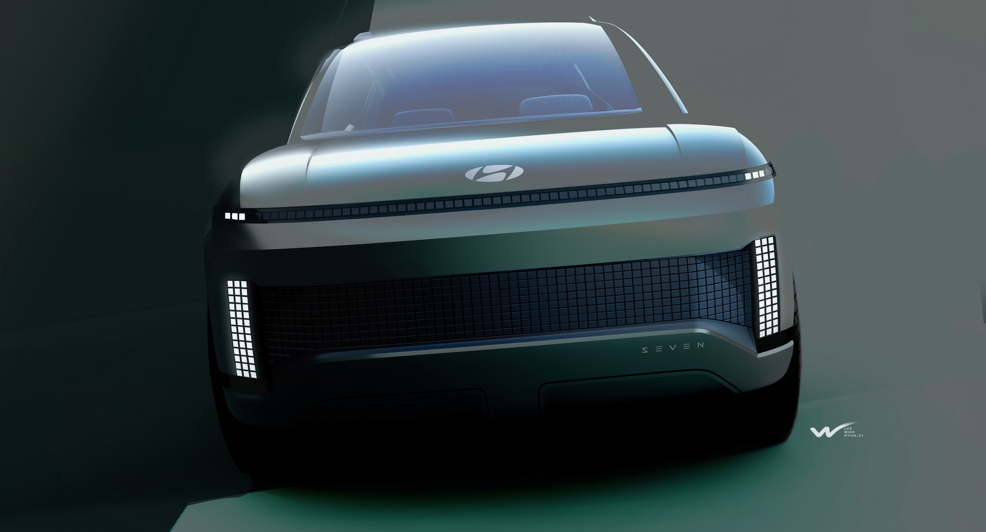 Hyundai SEVEN Concept, 2021 – Design Sketch