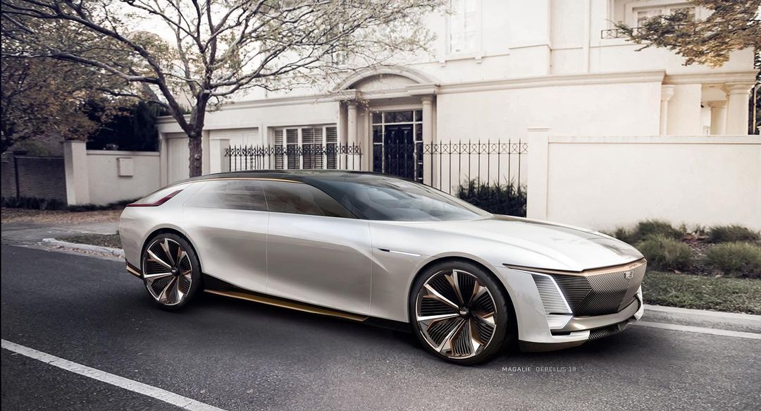 Cadillac CELESTIQ – Design Sketch by Magalie Debellis, 2018