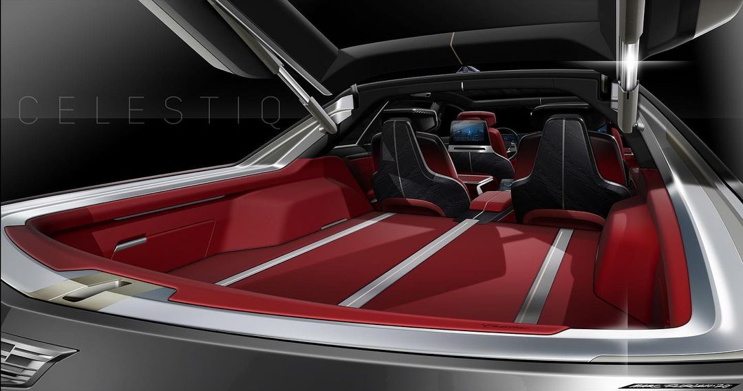 Cadillac CELESTIQ – Interior – Design Sketch by Marc Florian