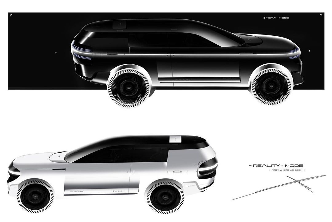 Chery Gene Concept, 2022 – Design Sketch