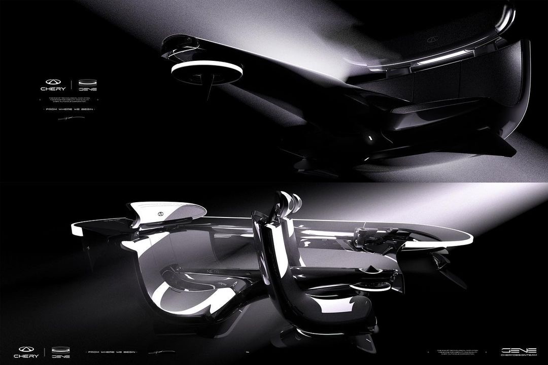 Chery Gene Concept, 2022 – Interior – Design Sketch