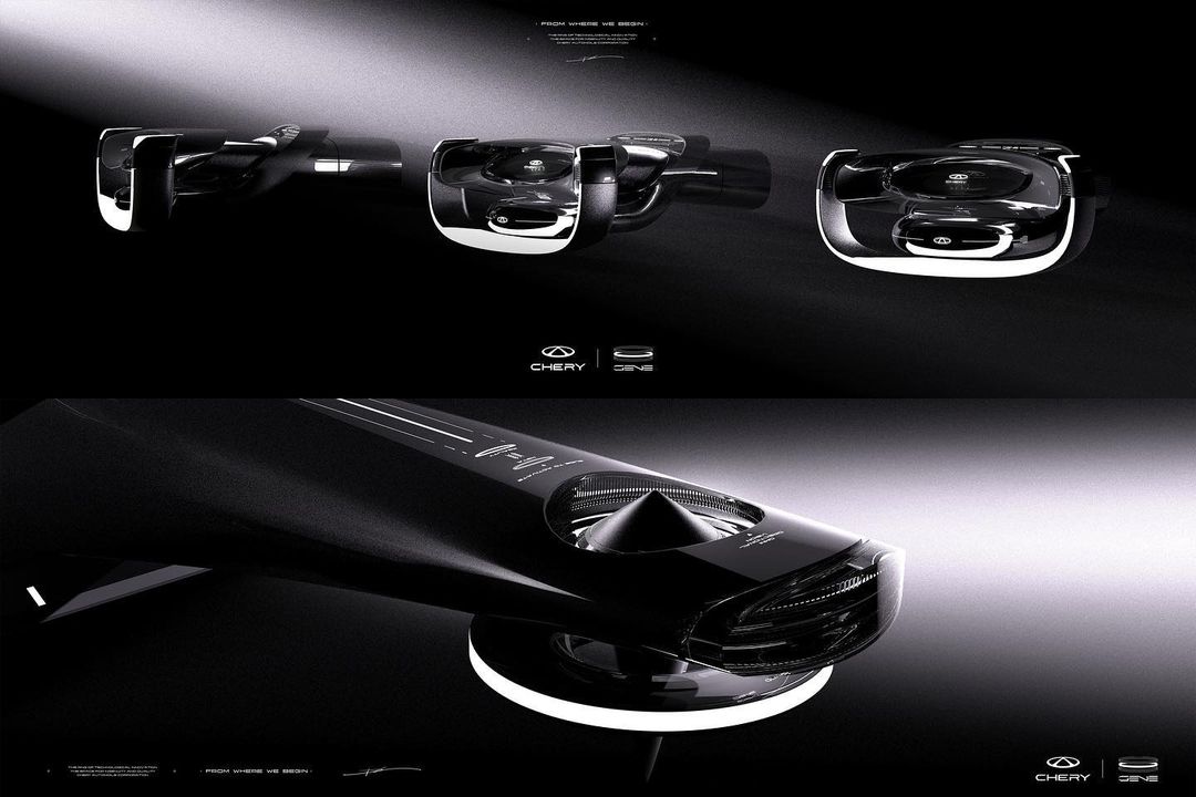 Chery Gene Concept, 2022 – Interior – Design Sketch