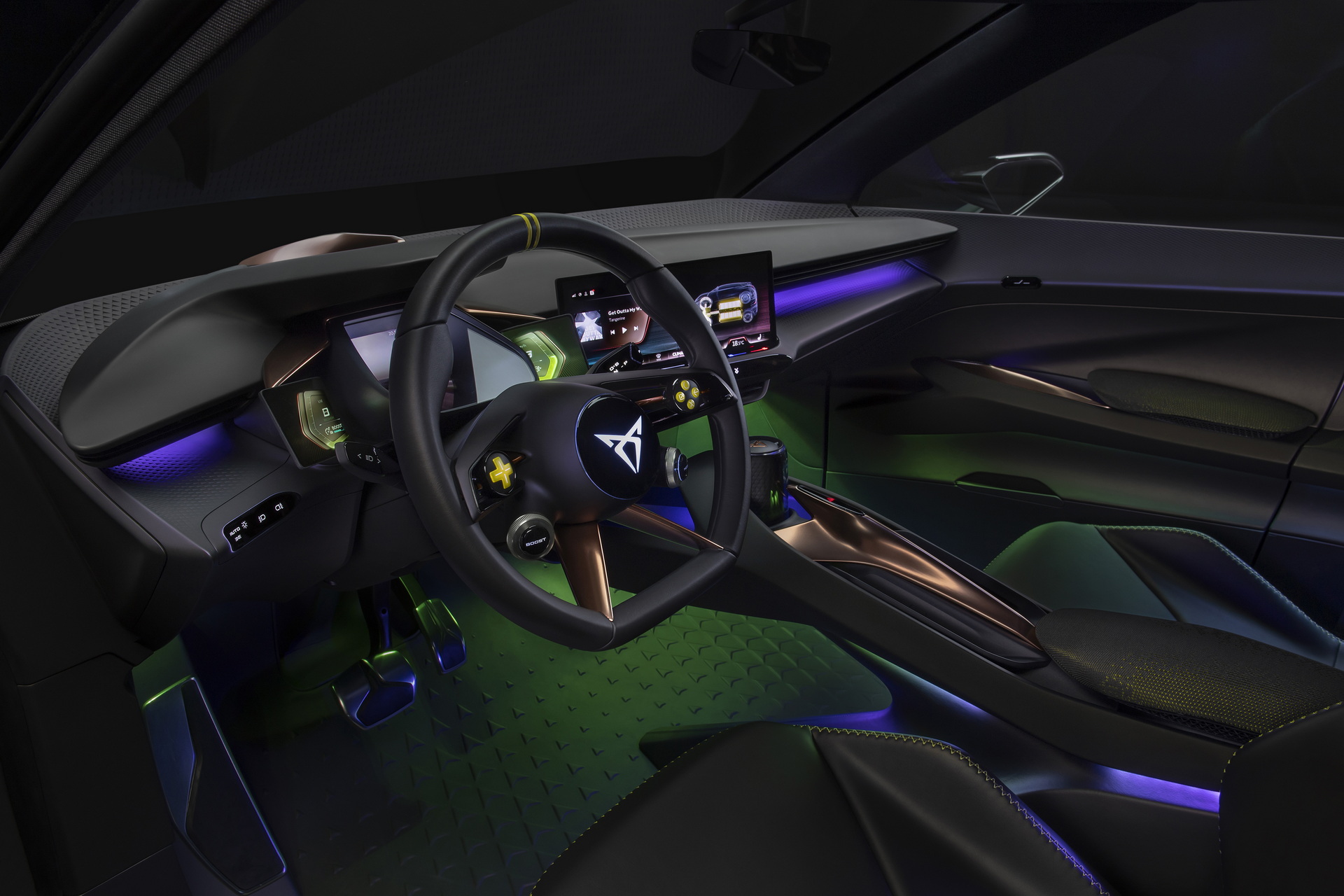 Cupra UrbanRebel Concept, 2022 – Interior