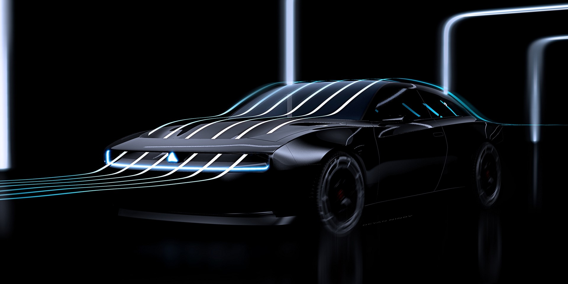 Dodge Charger Daytona SRT Concept EV, 2022 – Design Sketch
