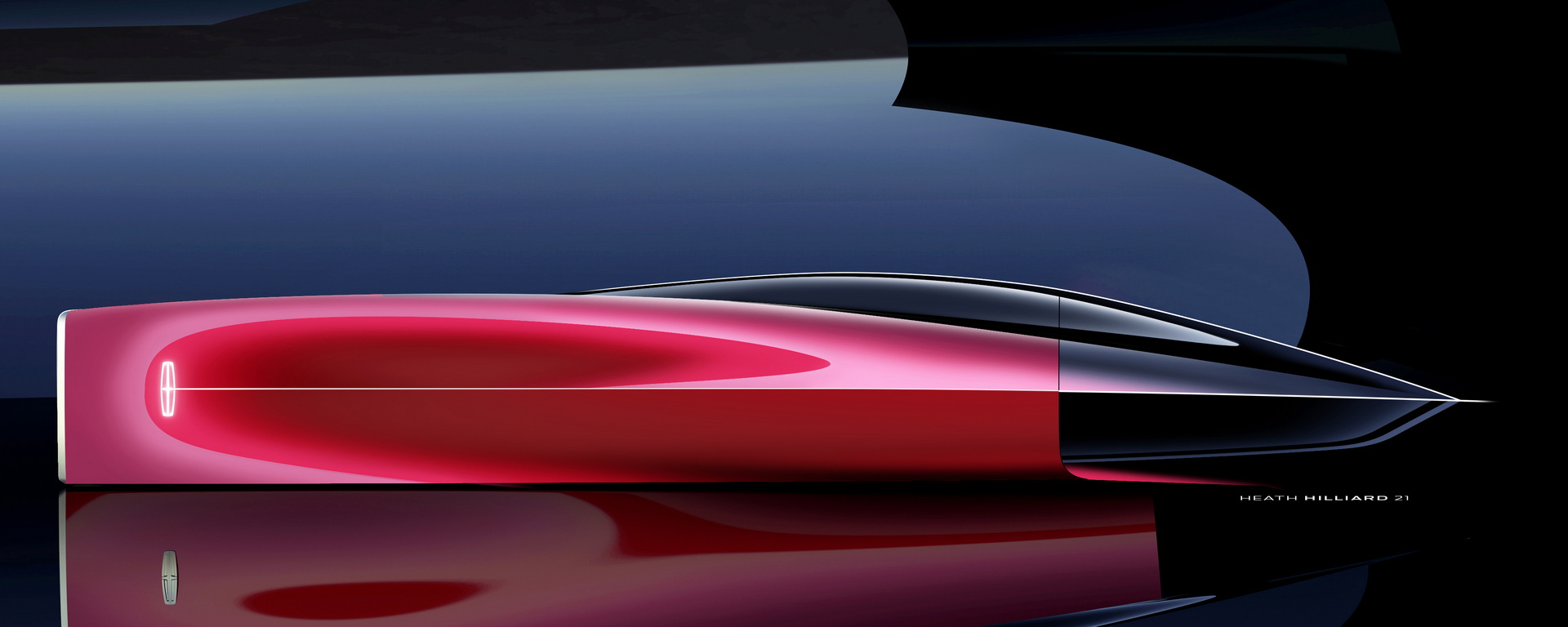 Lincoln Model L100 Concept, 2022 – Design Sketch