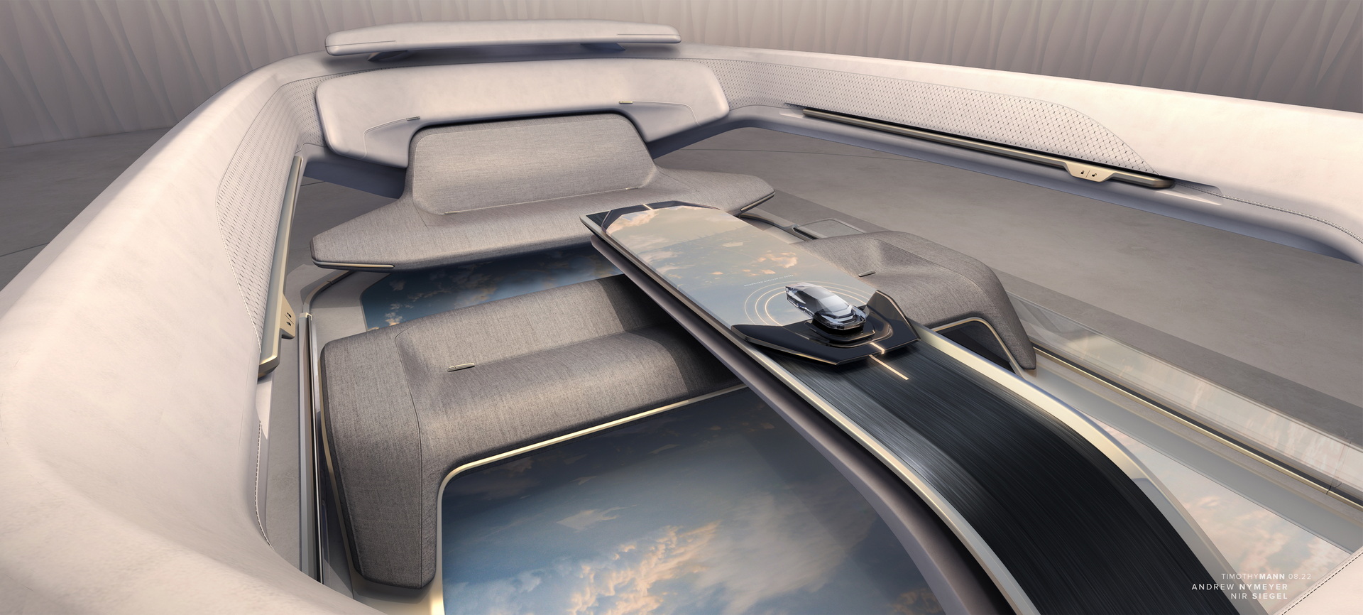 Lincoln Model L100 Concept, 2022 – Design Sketch – Interior