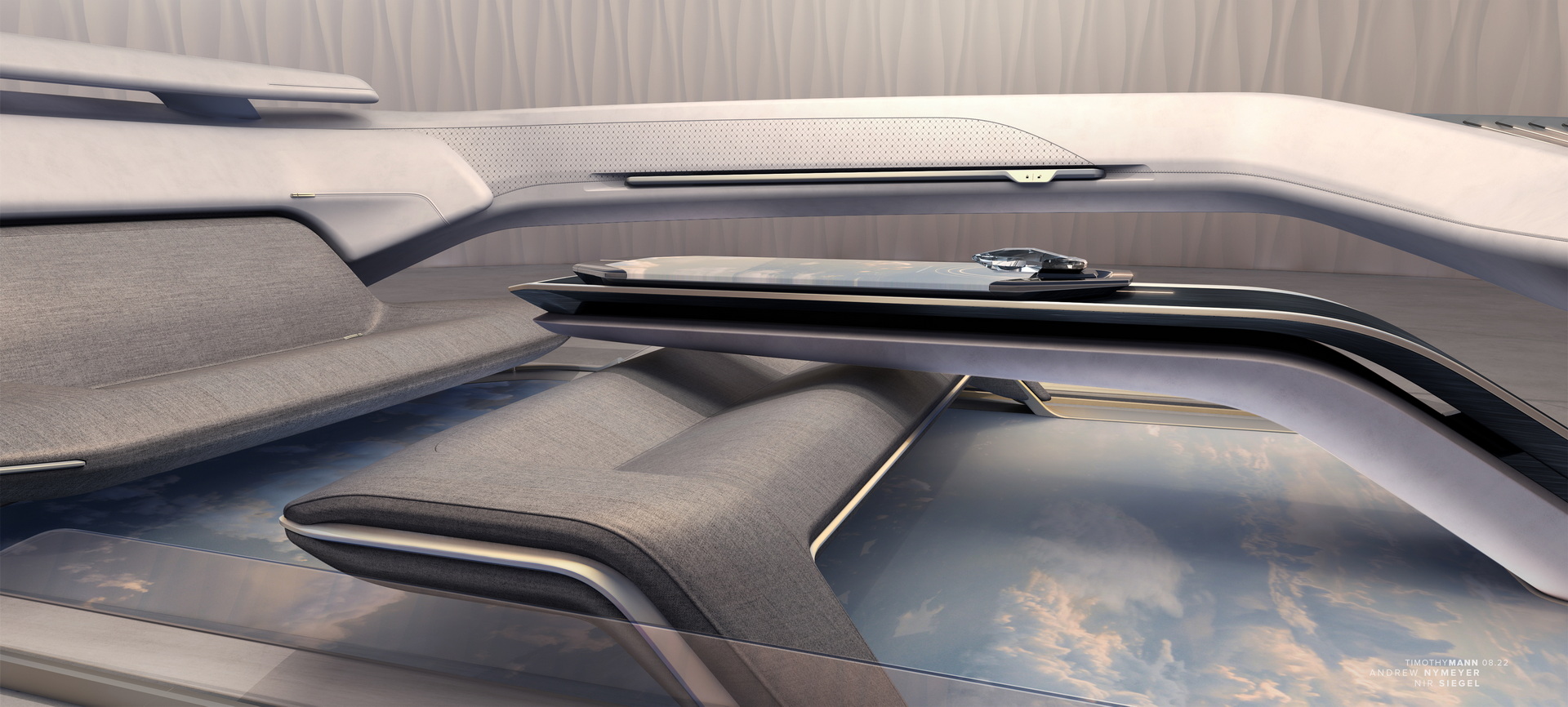 Lincoln Model L100 Concept, 2022 – Design Sketch – Interior