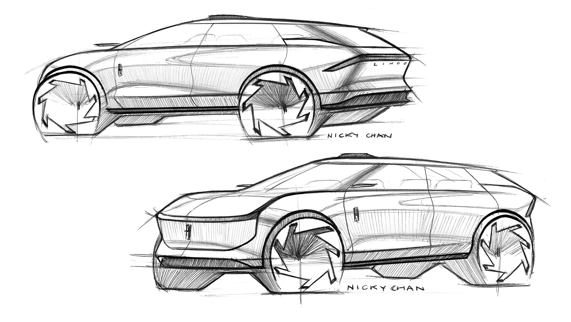 Lincoln Star Concept, 2022 – Design Sketch