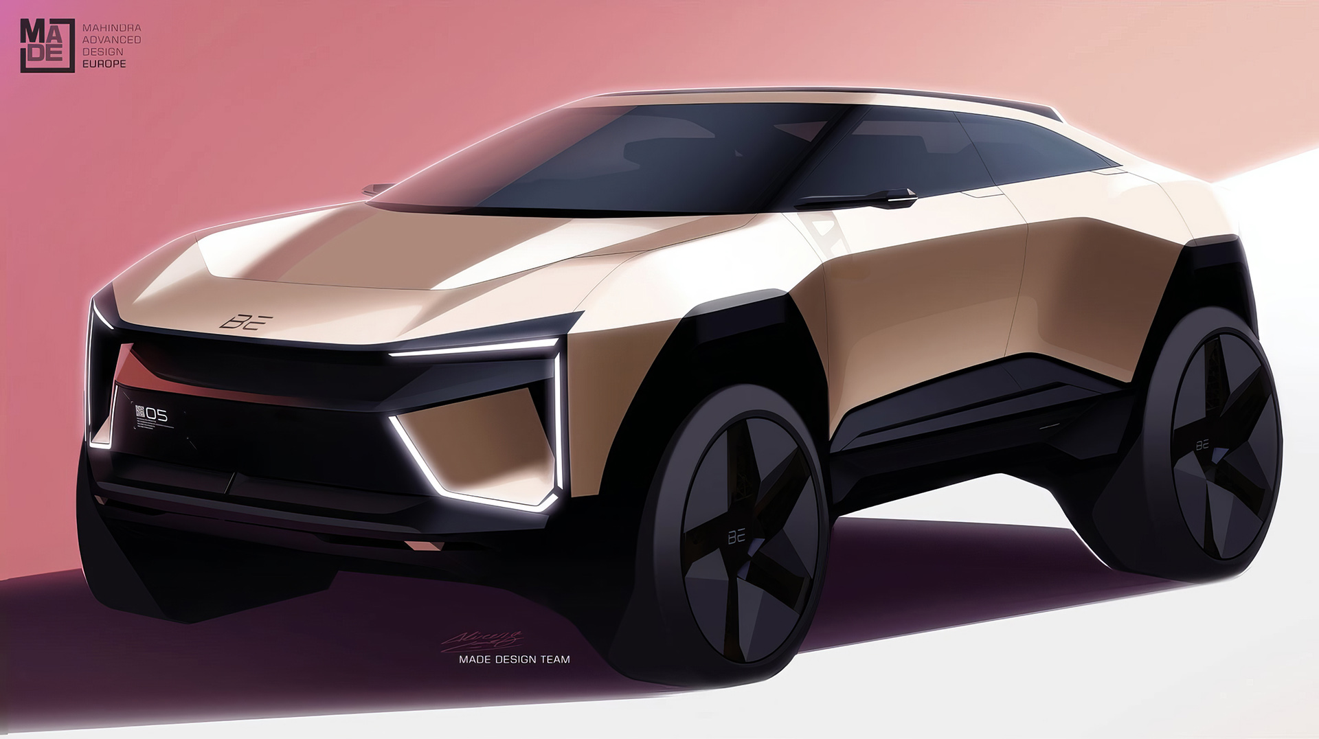 Mahindra BE.05 Concept, 2022 – Design Sketch