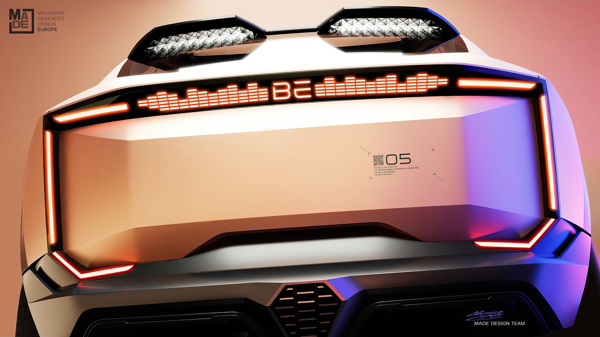 Mahindra BE.05 Concept, 2022 – Design Sketch