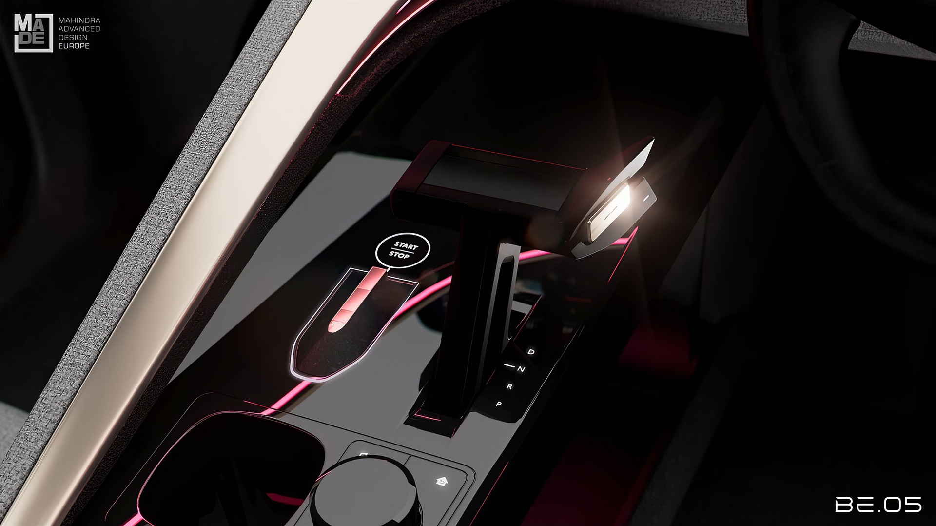 Mahindra BE.05 Concept, 2022 – Design Sketch – Interior