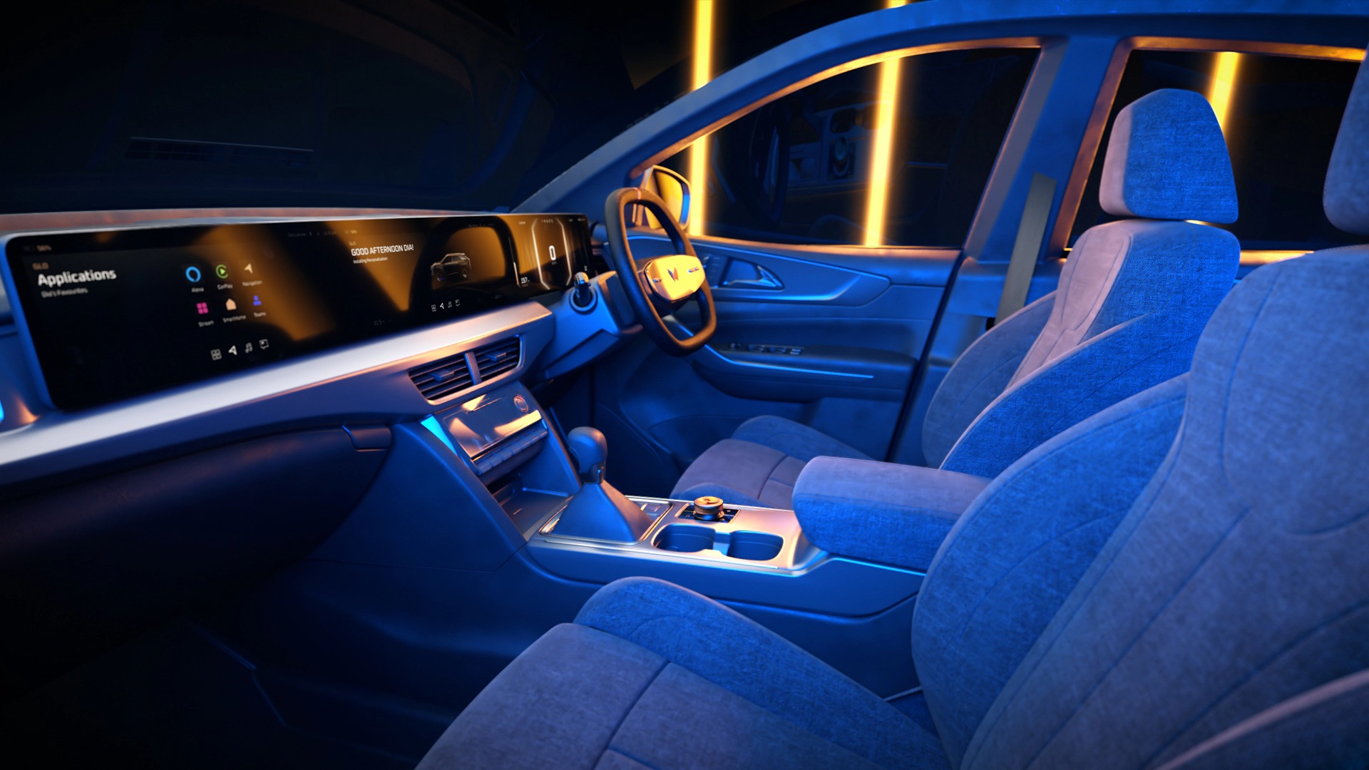 Mahindra XUV.e9 Concept, 2022 – Interior