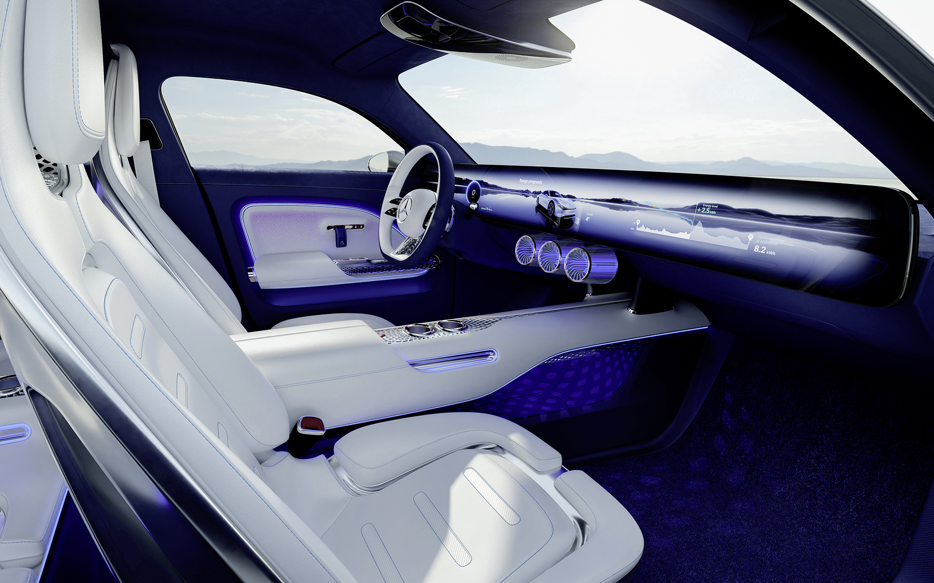 Mercedes-Benz Vision EQXX Concept, 2022 – Interior