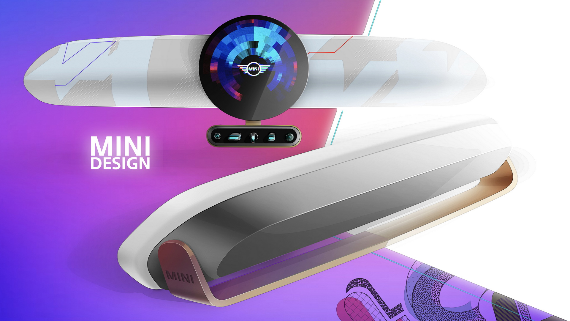 Mini Concept Aceman, 2022 – Design Sketch – Interior