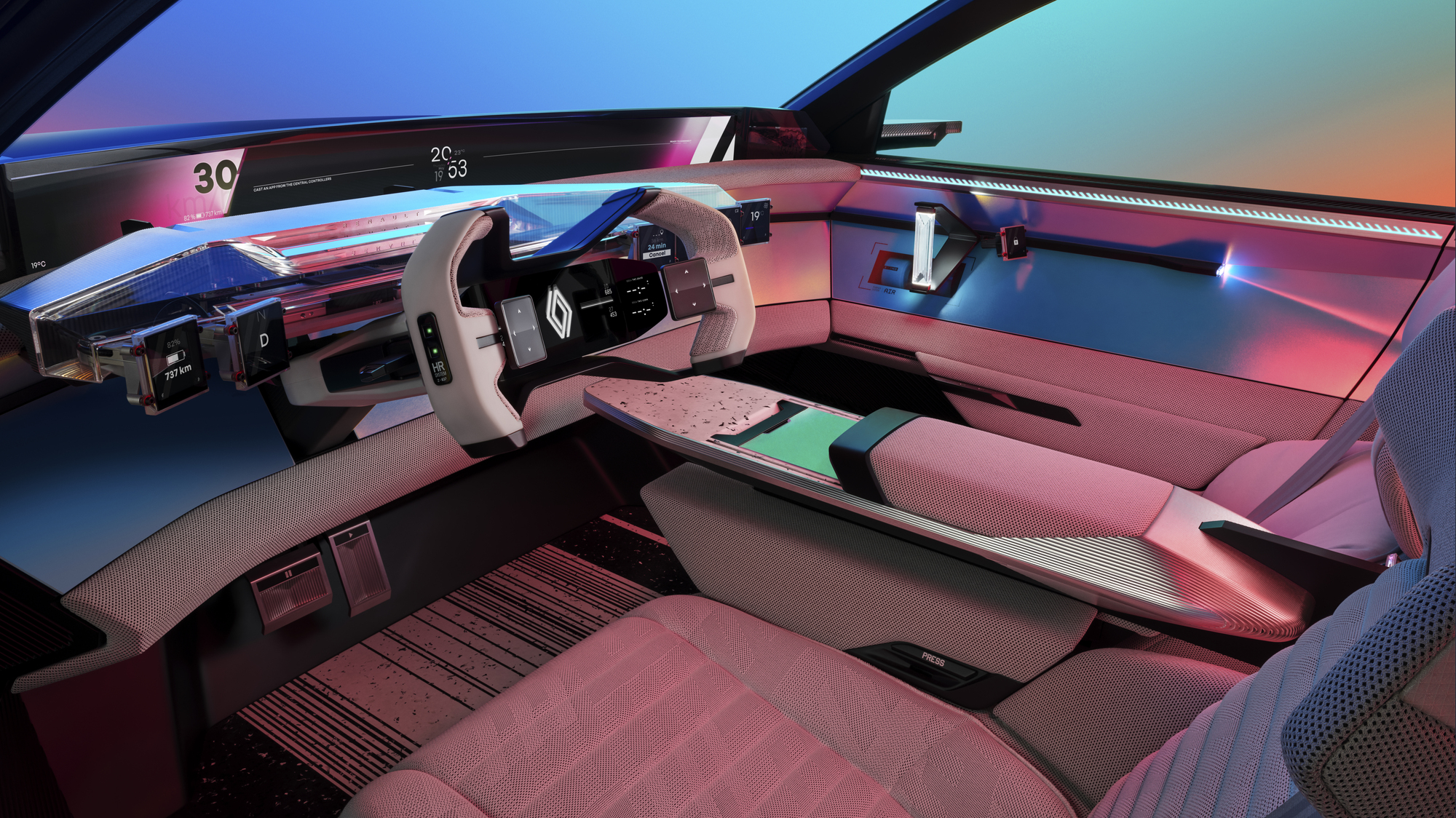 Renault Scenic Vision Concept, 2022 – Interior