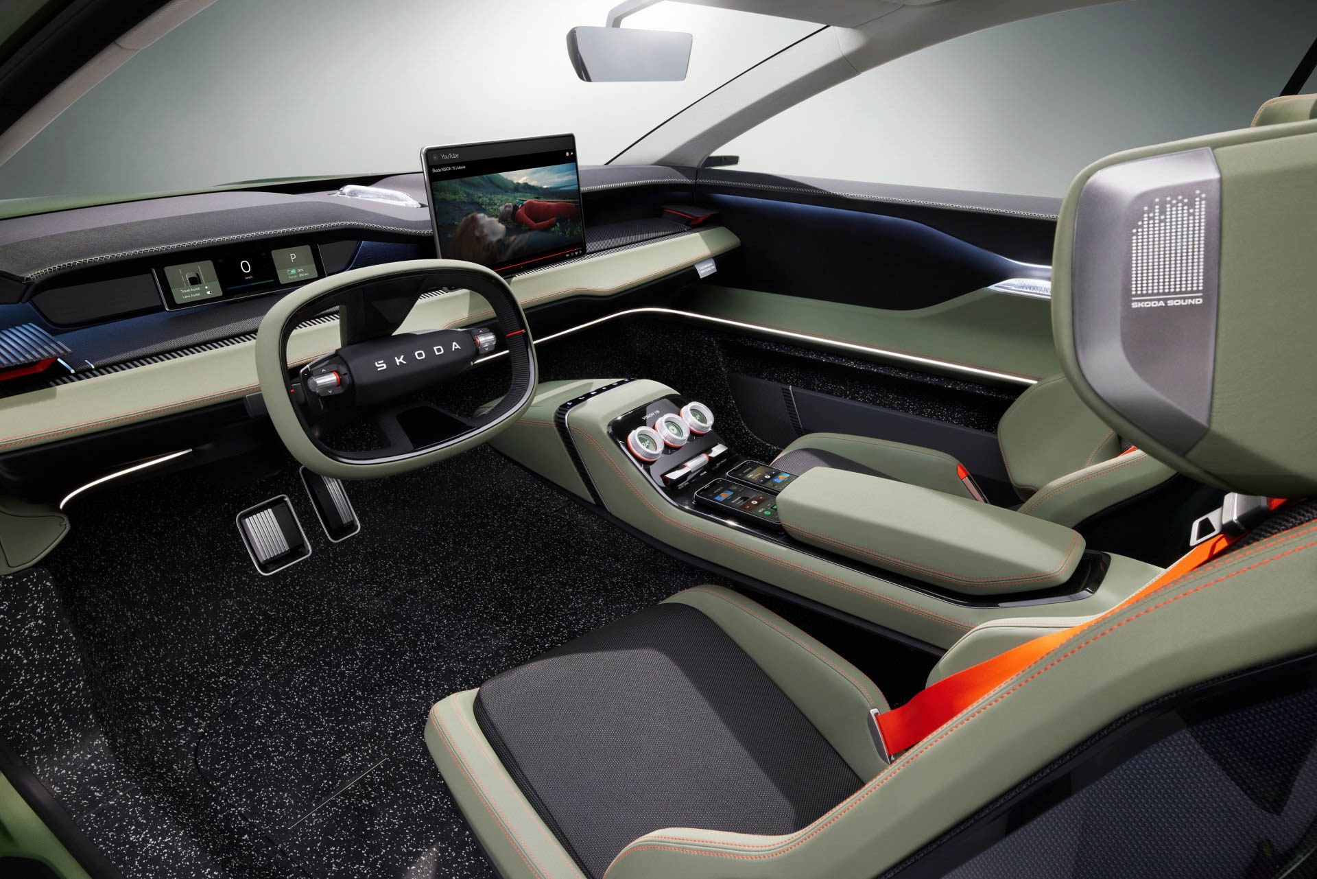 Skoda Vision 7S Concept, 2022 – Interior