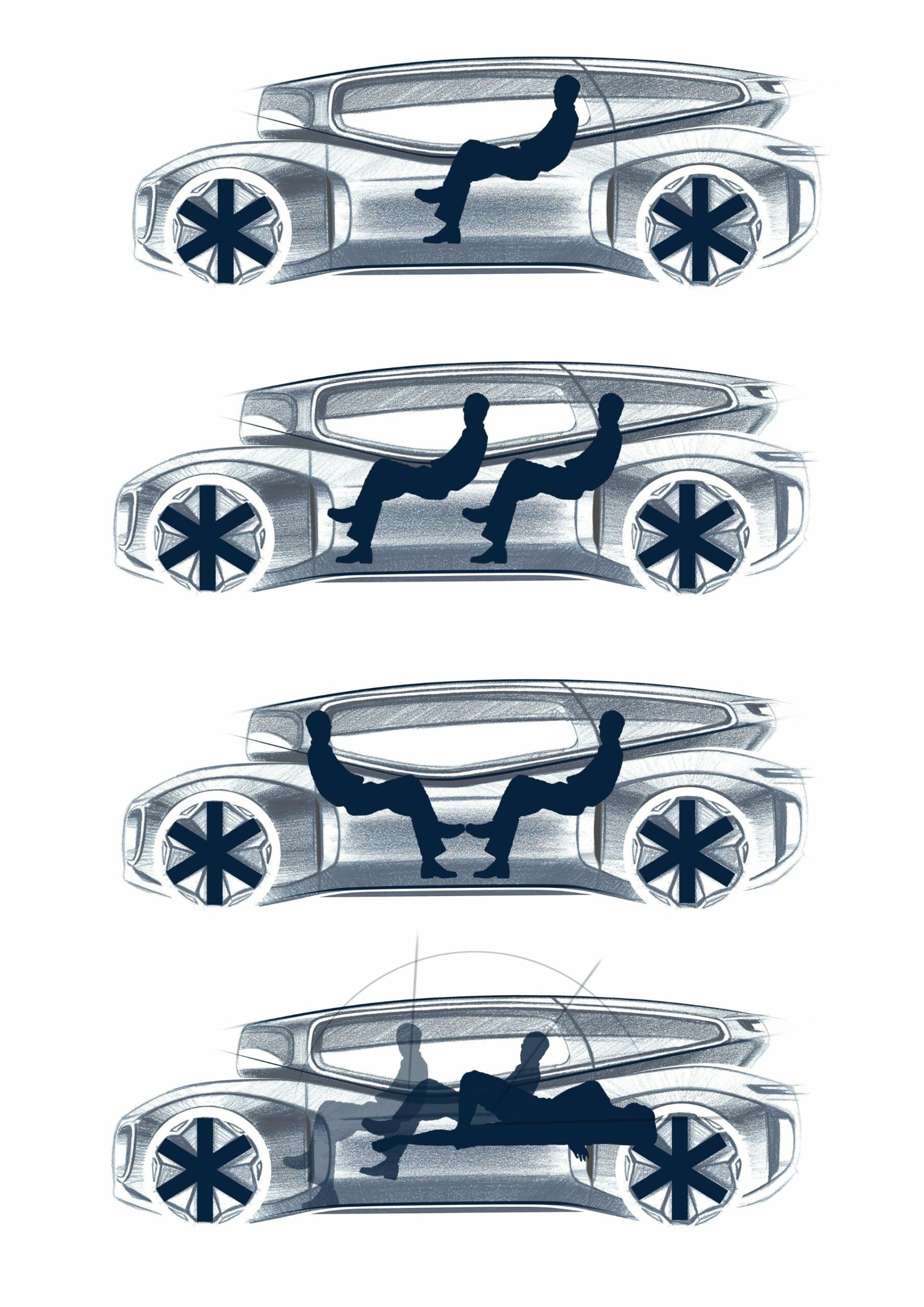 Volkswagen Group GEN.TRAVEL Concept, 2022 – Design Sketch