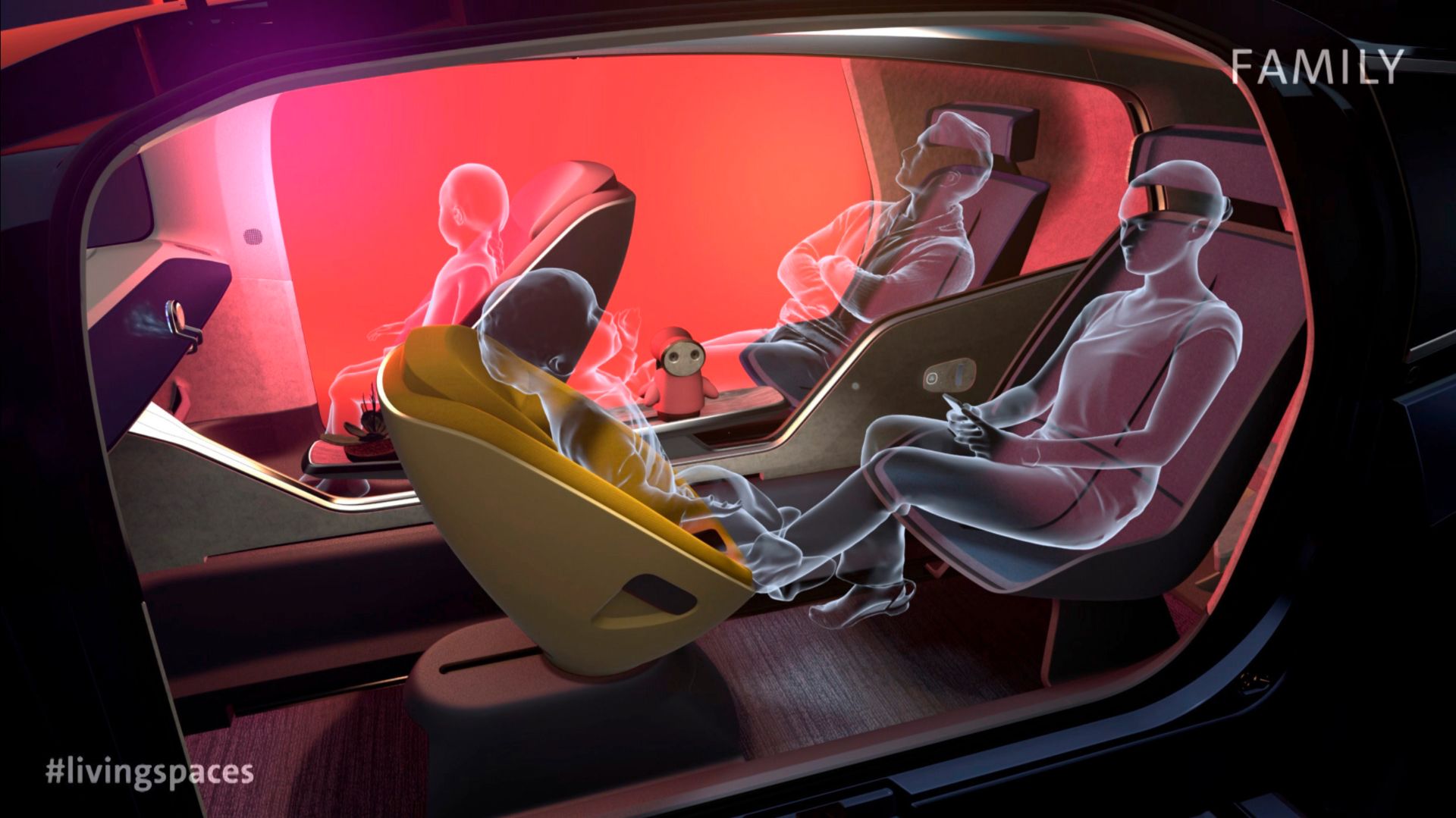 Volkswagen Group GEN.TRAVEL Concept, 2022 – Interior