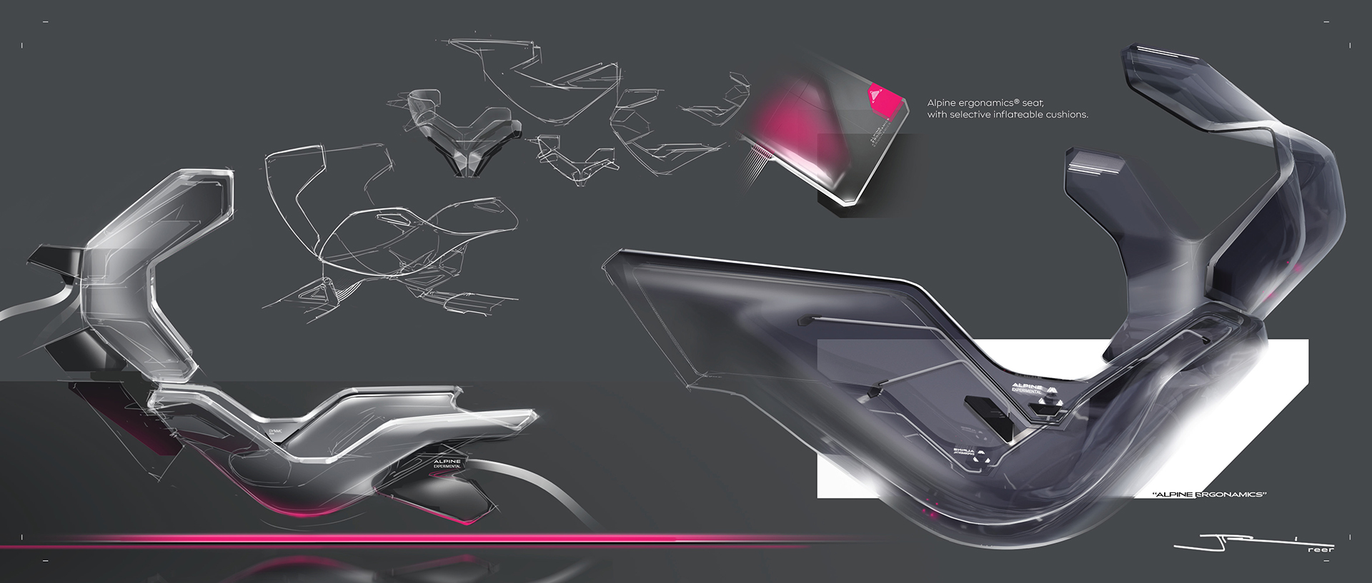 Alpine A290_β show-car, 2023 – Design Sketch