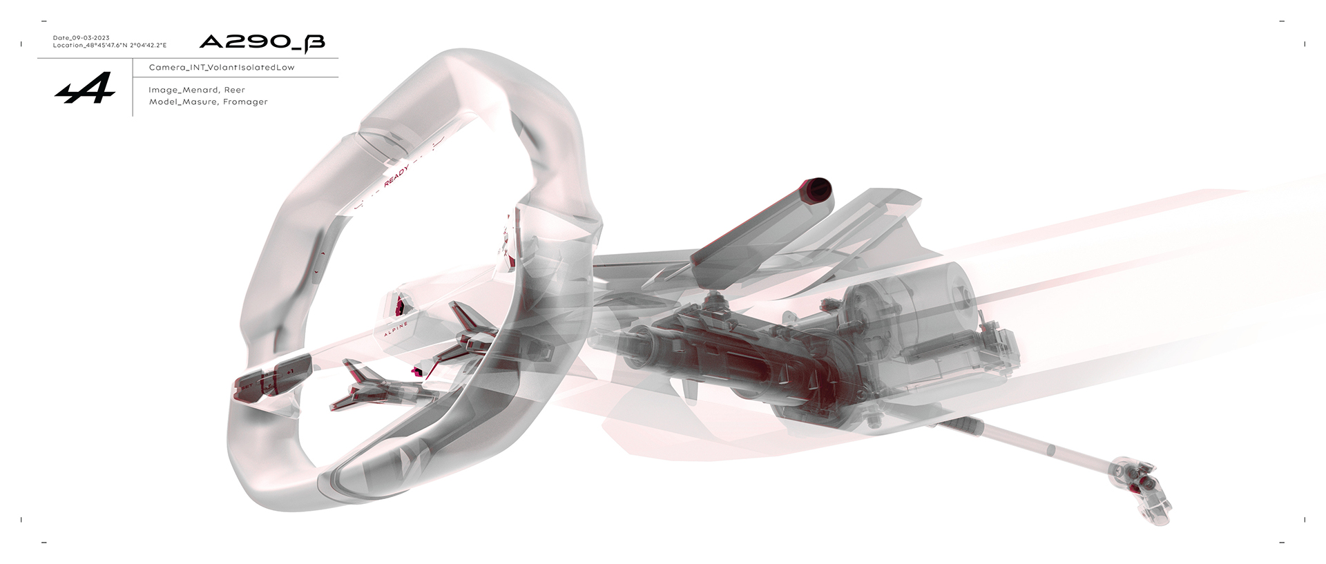 Alpine A290_β show-car, 2023 – Design Sketch