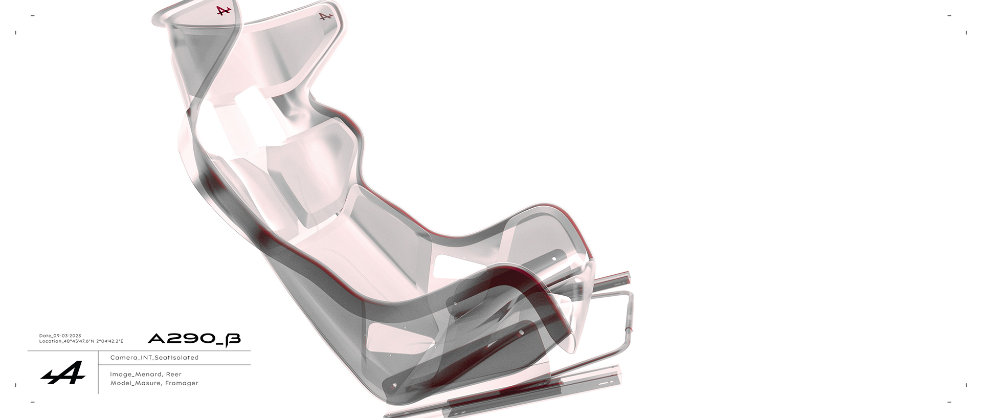 Alpine A290_β show-car, 2023 – Design Sketch
