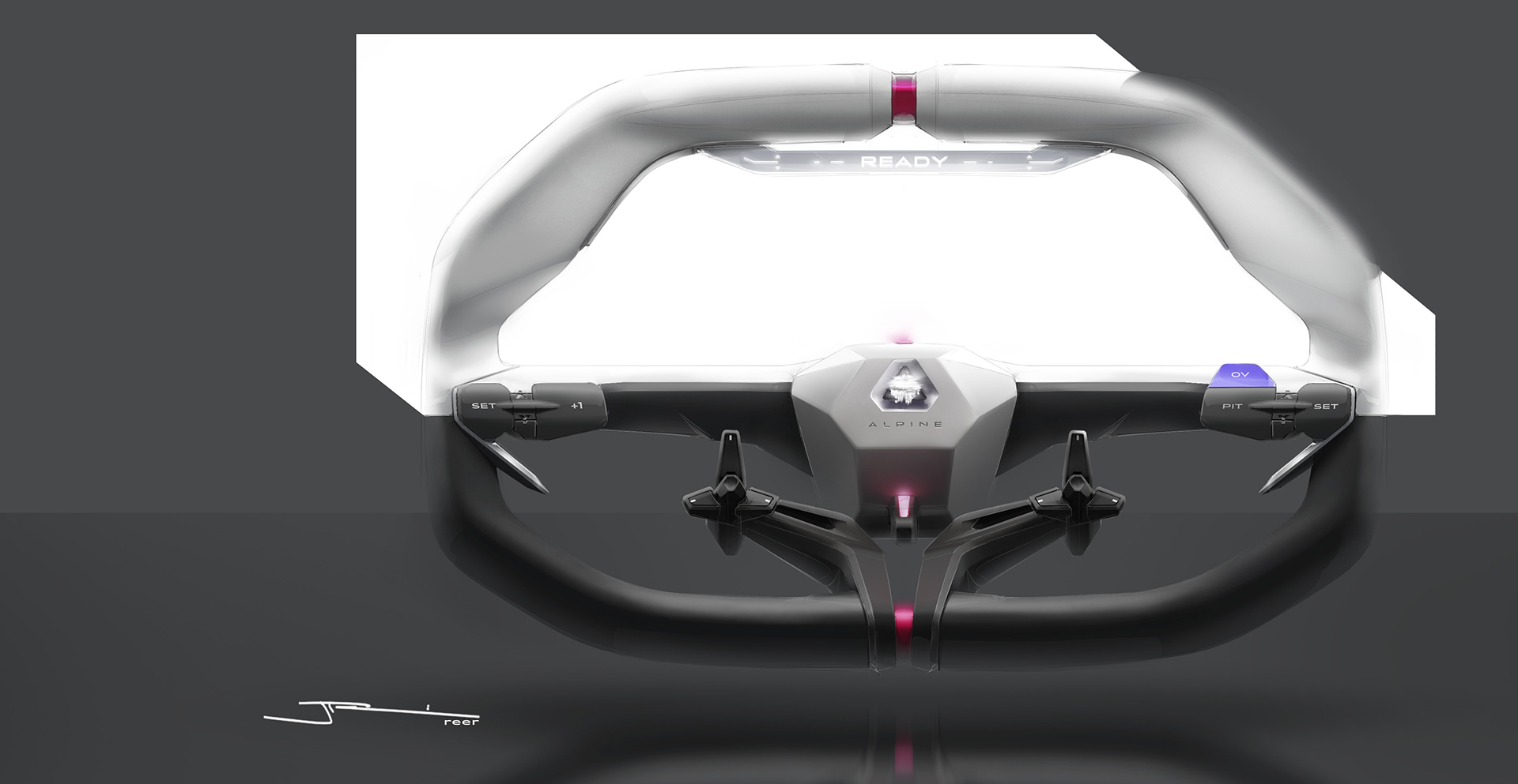 Alpine A290_β show-car, 2023 – Design Sketch