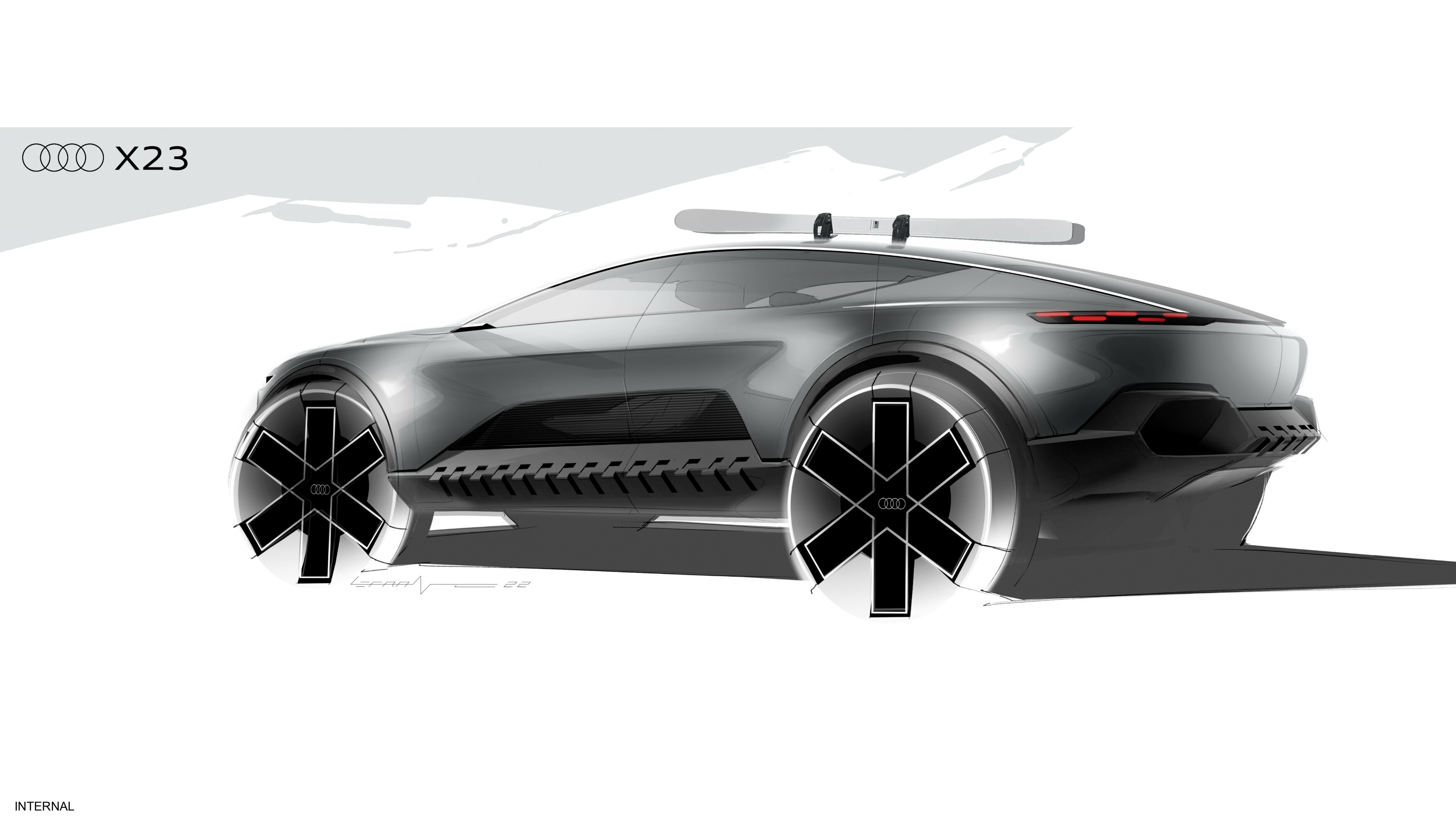 Audi activesphere concept, 2023 – Design Sketch