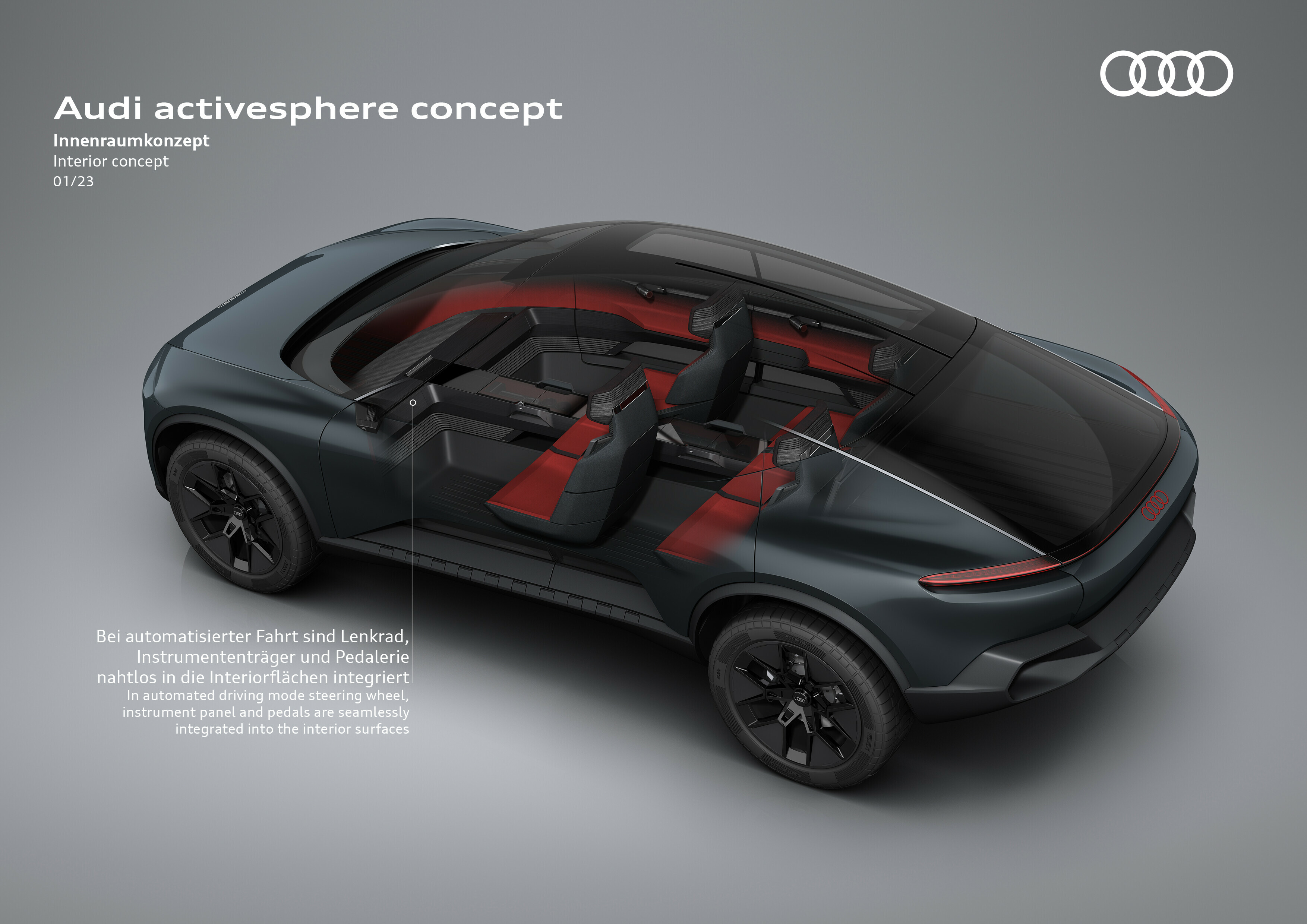 Audi activesphere concept, 2023 – Interior concept