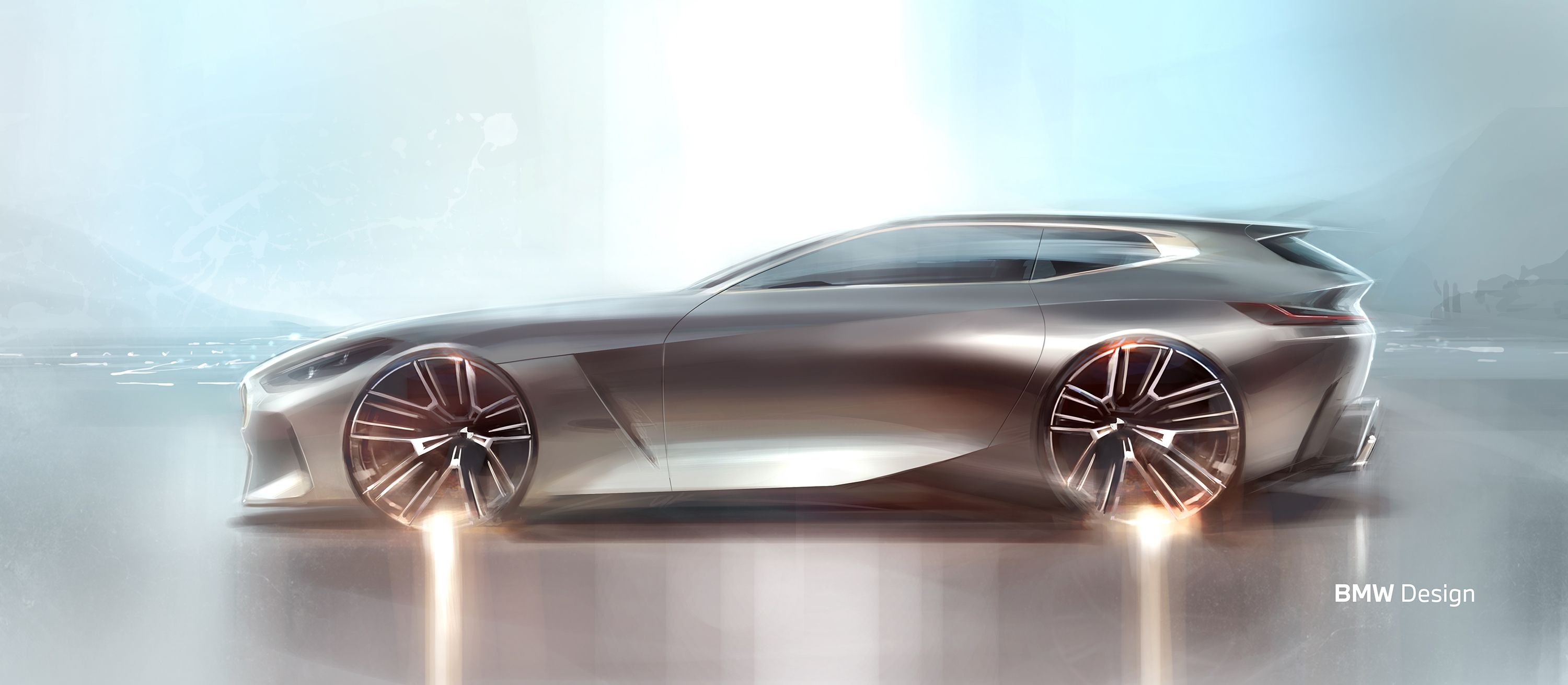 BMW Concept Touring Coupé, 2023 – Design Sketch by Calvin Luk