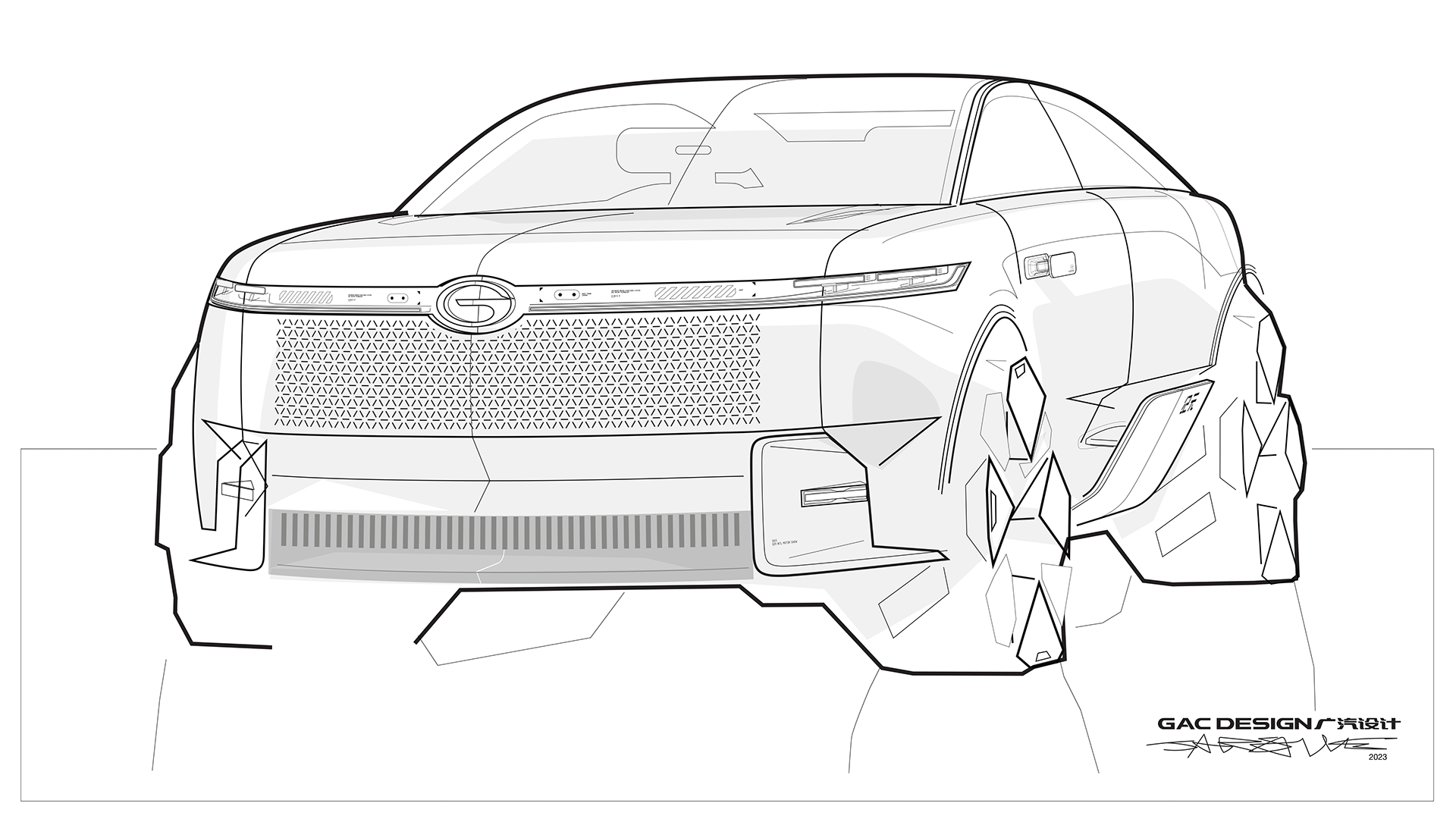 GAC ERA Concept, 2023 – Design Sketch