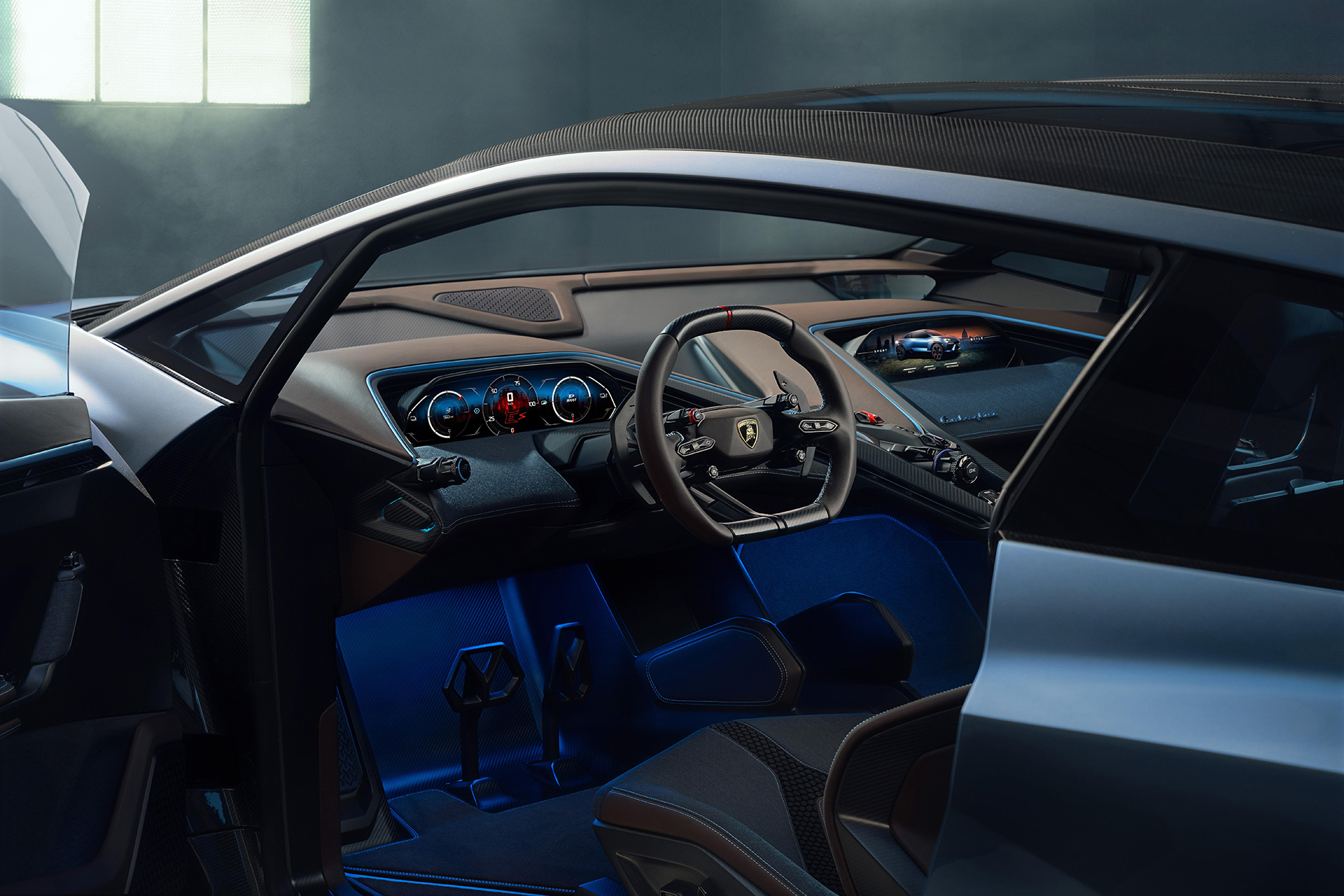 Lamborghini Lanzador Concept, 2023 – Interior