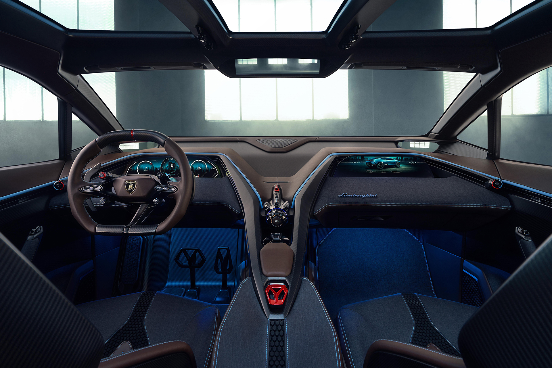 Lamborghini Lanzador Concept, 2023 – Interior