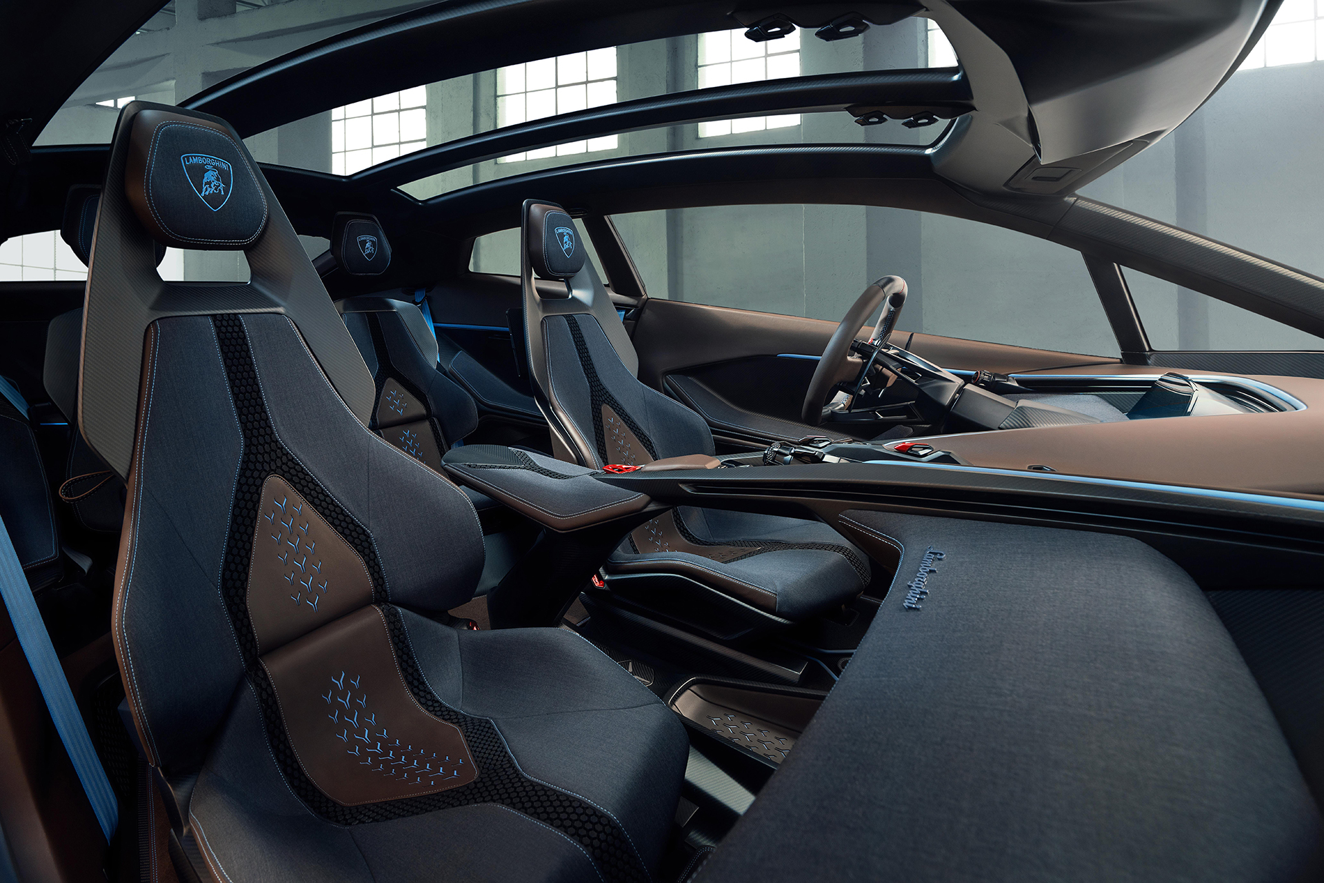 Lamborghini Lanzador Concept, 2023 – Interior