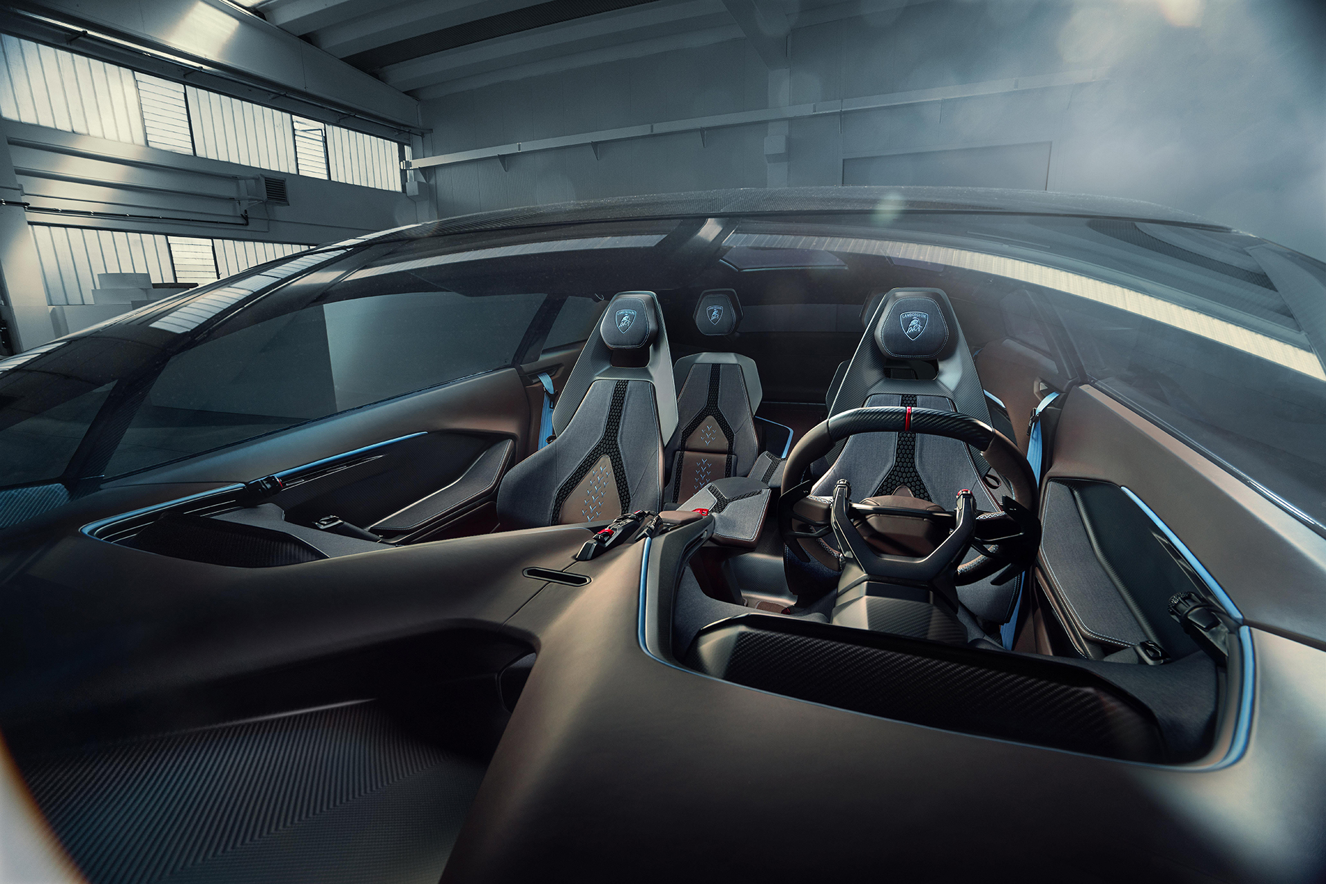 Lamborghini Lanzador Concept, 2023 – Interior